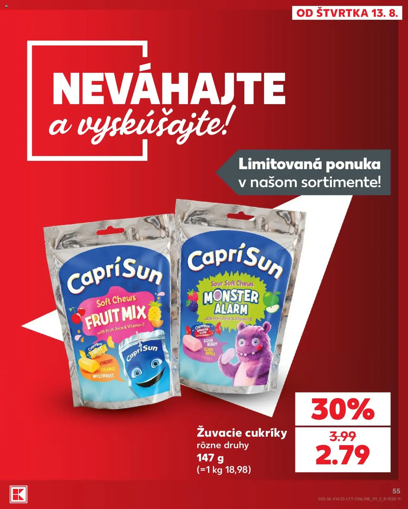 Kaufland leták - platný leták od 13.08.2026 strana 55 z 80