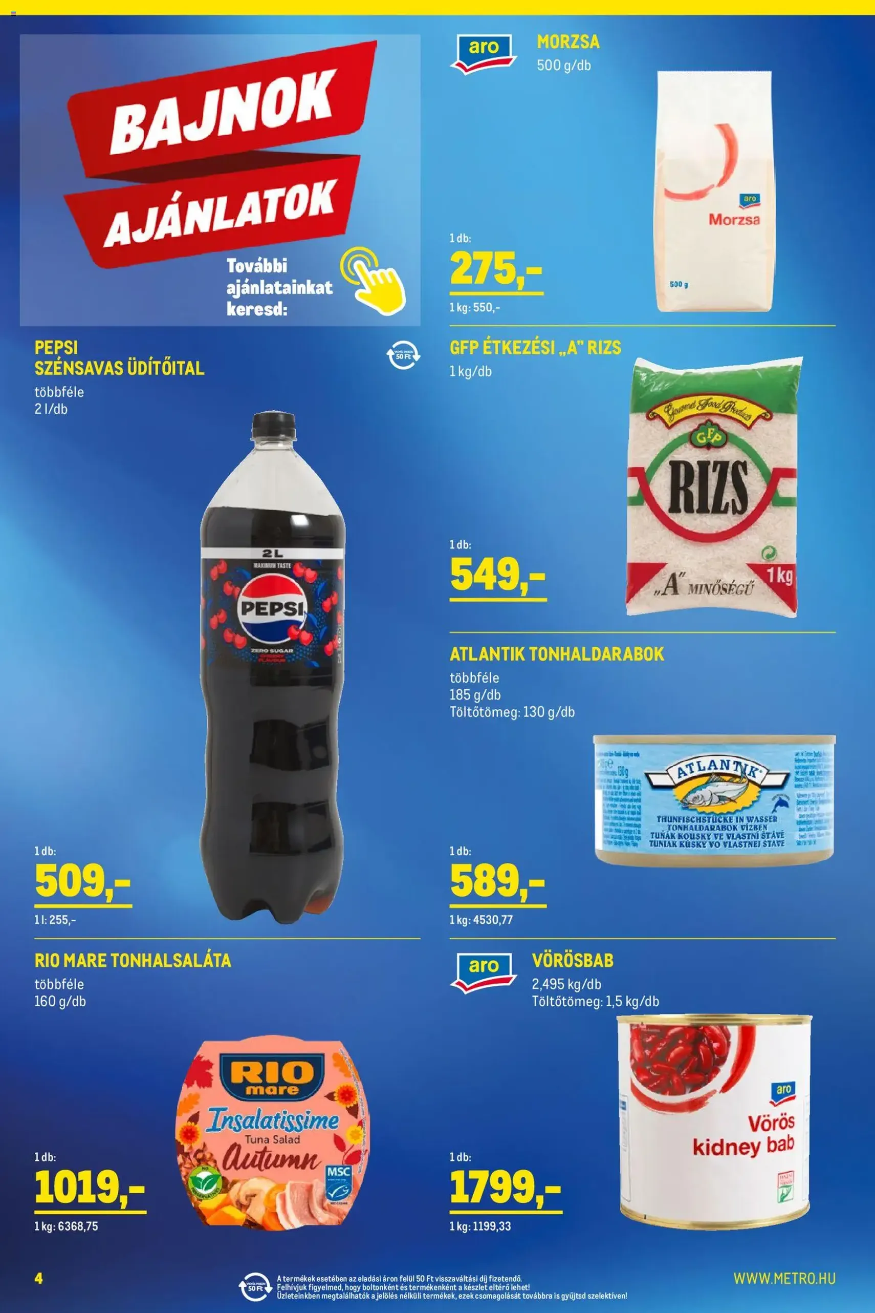 Metro - Élelmiszer és Szezonális katalógus 2026/02 - 2026.02.01. érvényes szórólap 4 oldal 41 oldalból