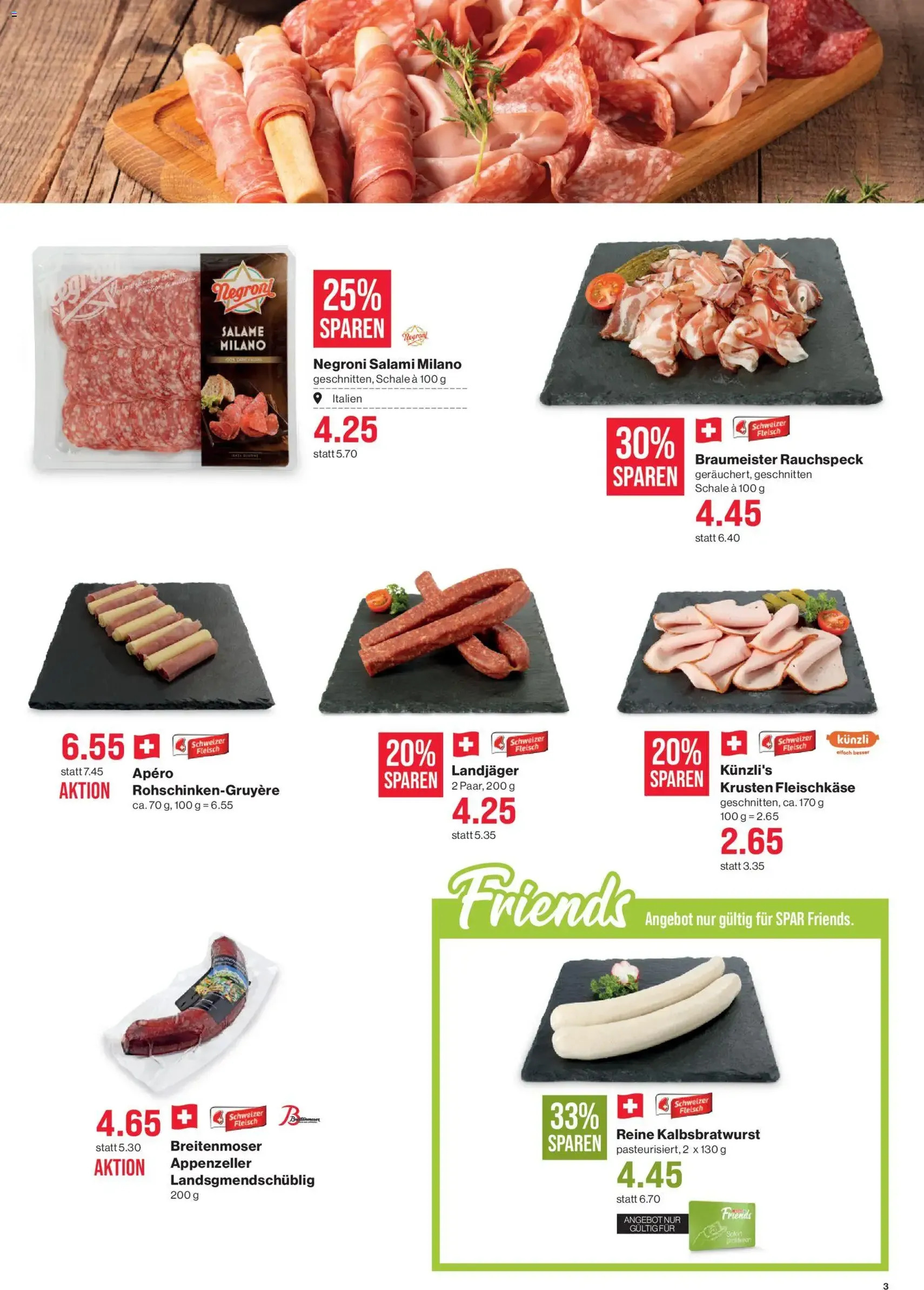 SPAR aktionen - Gültiger Prospekt ab 27.08.2026, Seite 3 von insgesamt 18