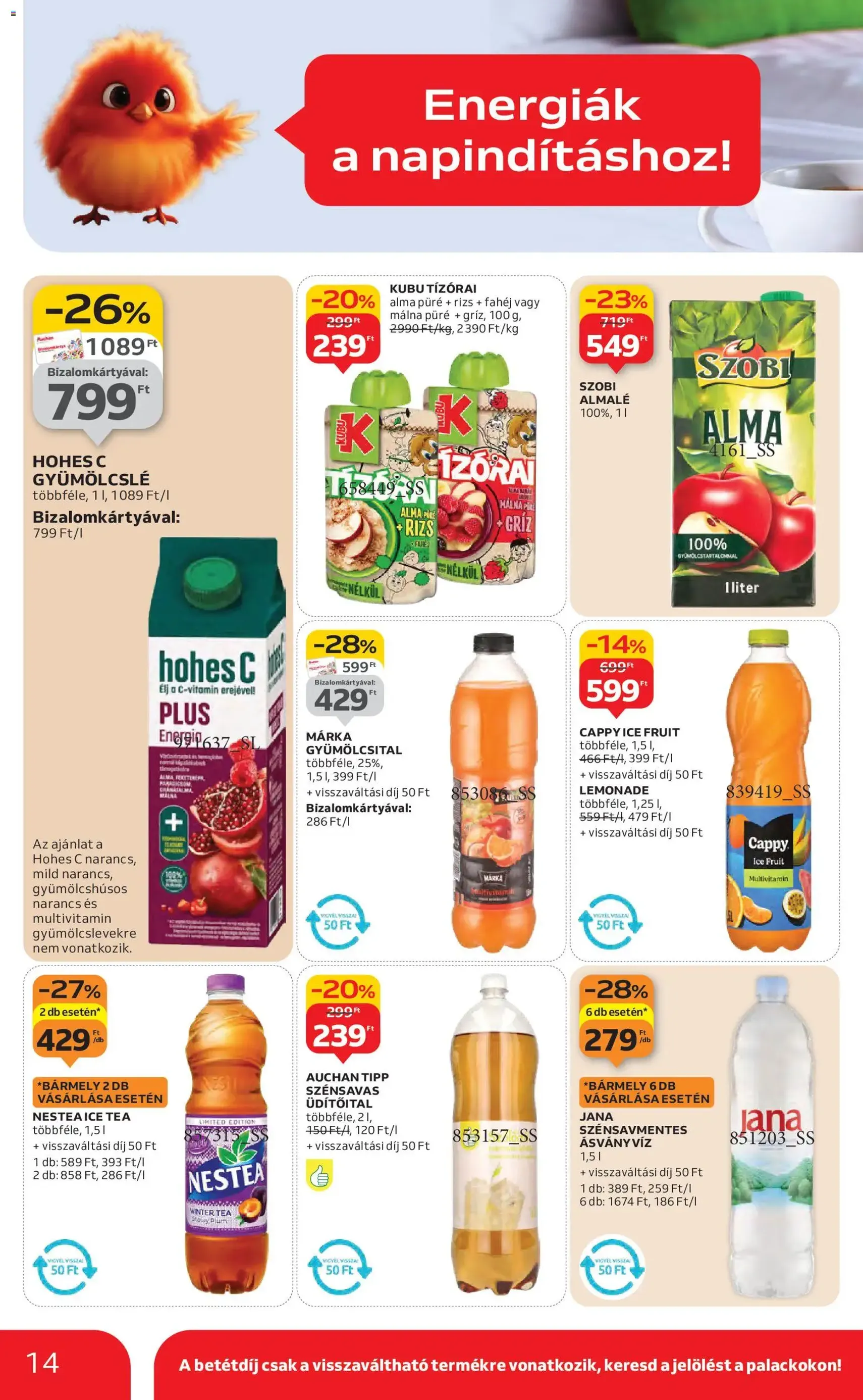 Auchan Akciós újság - 2026.01.22. érvényes szórólap 14 oldal 44 oldalból