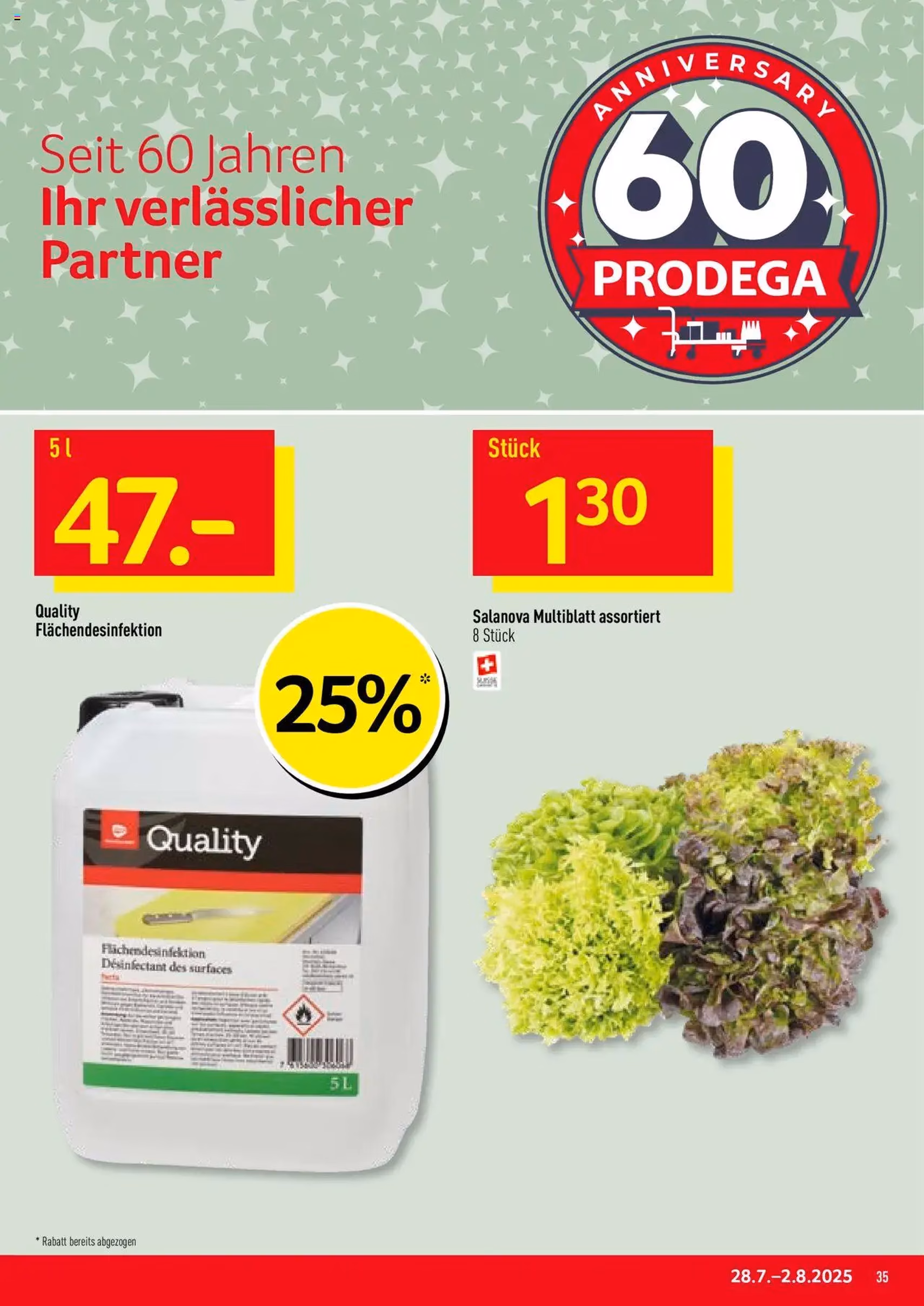 Prodega Aktionen - Gültiger Prospekt ab 28.07.2025, Seite 35 von insgesamt 36 Prodega Aktionen - Gültiger Prospekt ab 28.07.2025, Seite 35 von insgesamt 36
