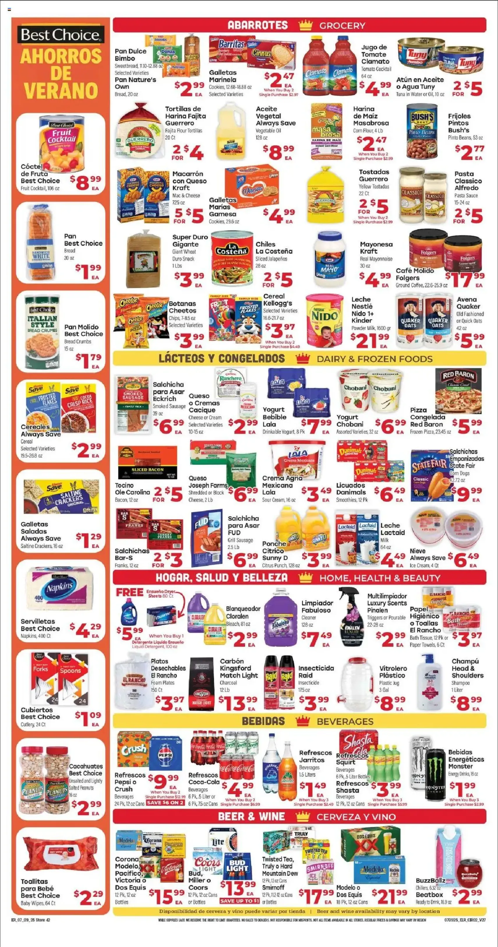 El Rancho Weekly Ad - valid flyer from 07/09/2025, page 2 of 4