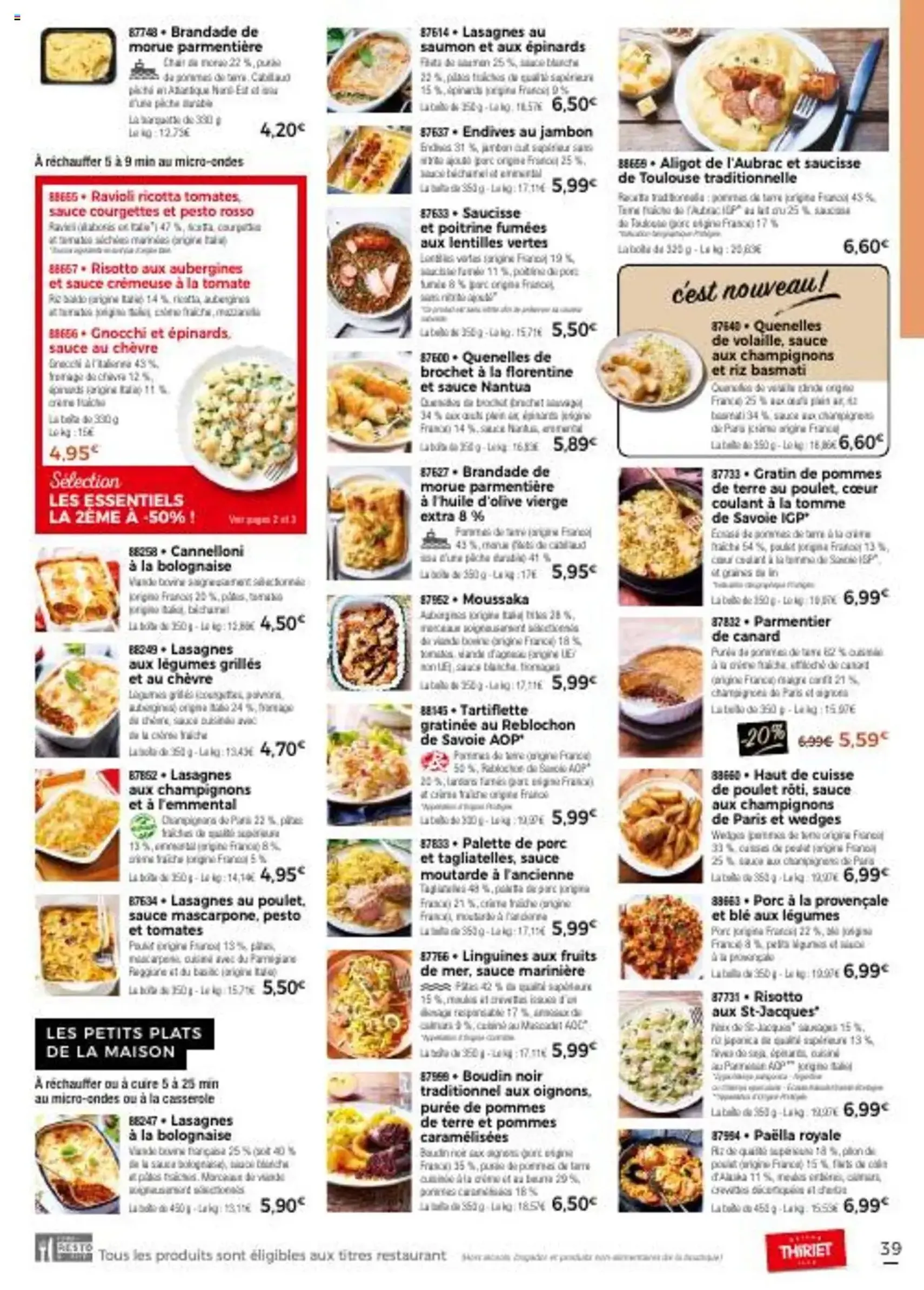 Thiriet catalogue livraison à domicile - brochure valable à partir du 11/07/2025, page 39 sur 80 Thiriet catalogue livraison à domicile - brochure valable à partir du 11/07/2025, page 39 sur 80