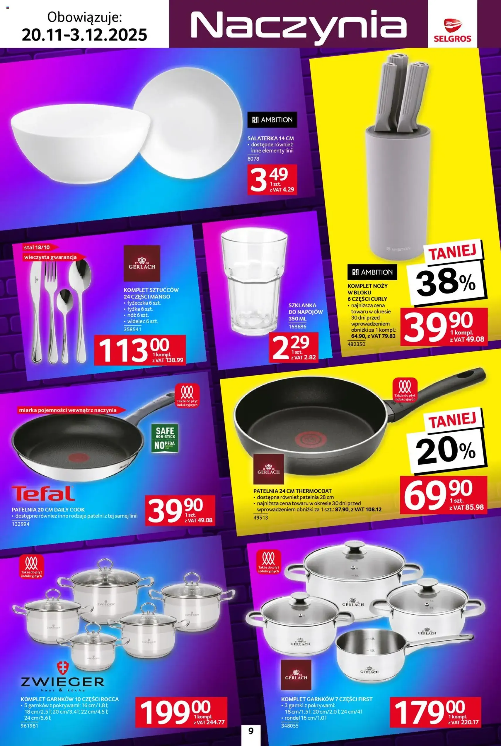 Selgros cash&carry Black Friday - ważny gazetka od 20.11.2025 strona 9 z 15