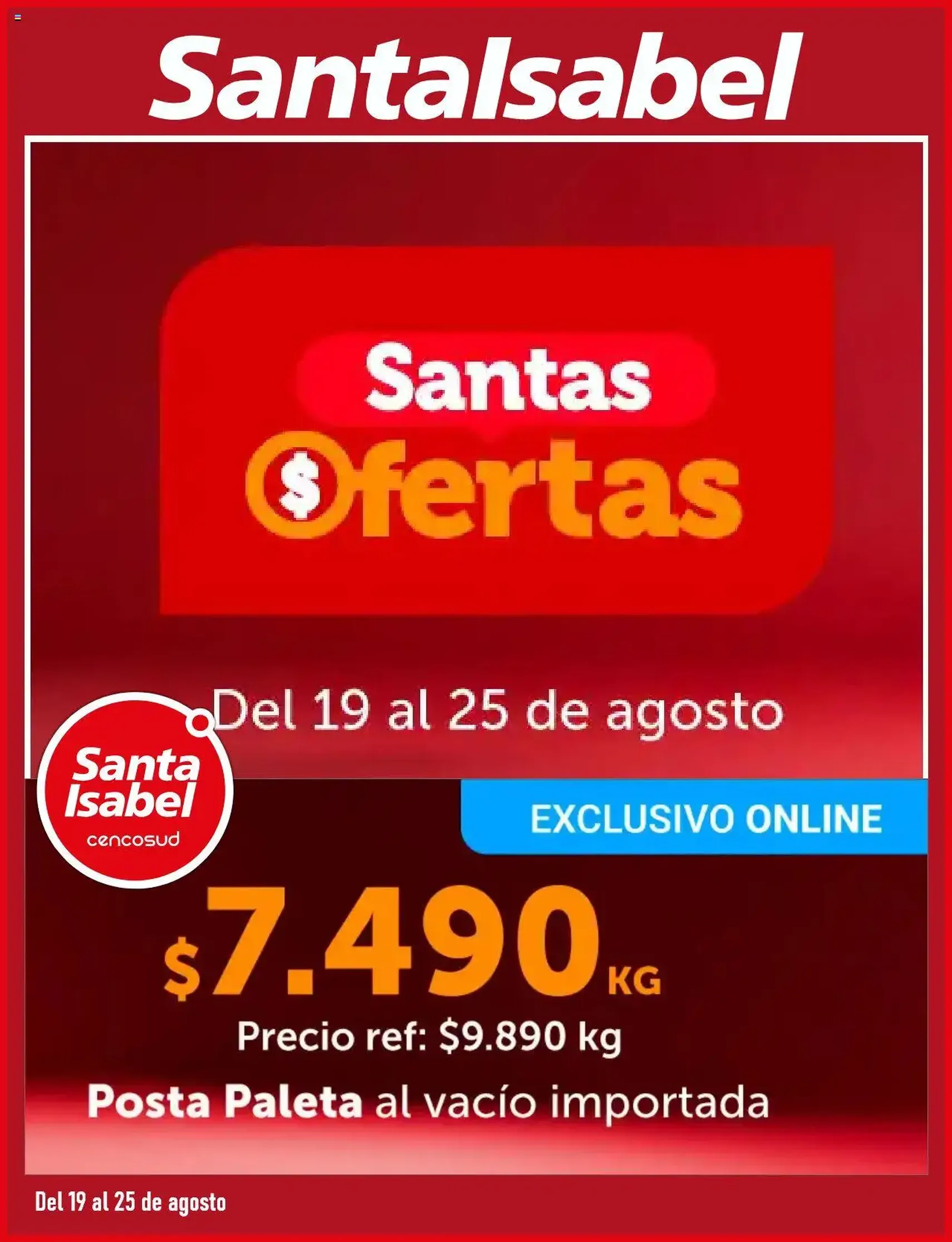 Santa Isabel ofertas - folleto válido desde 18.08.2025 página 1 de 5