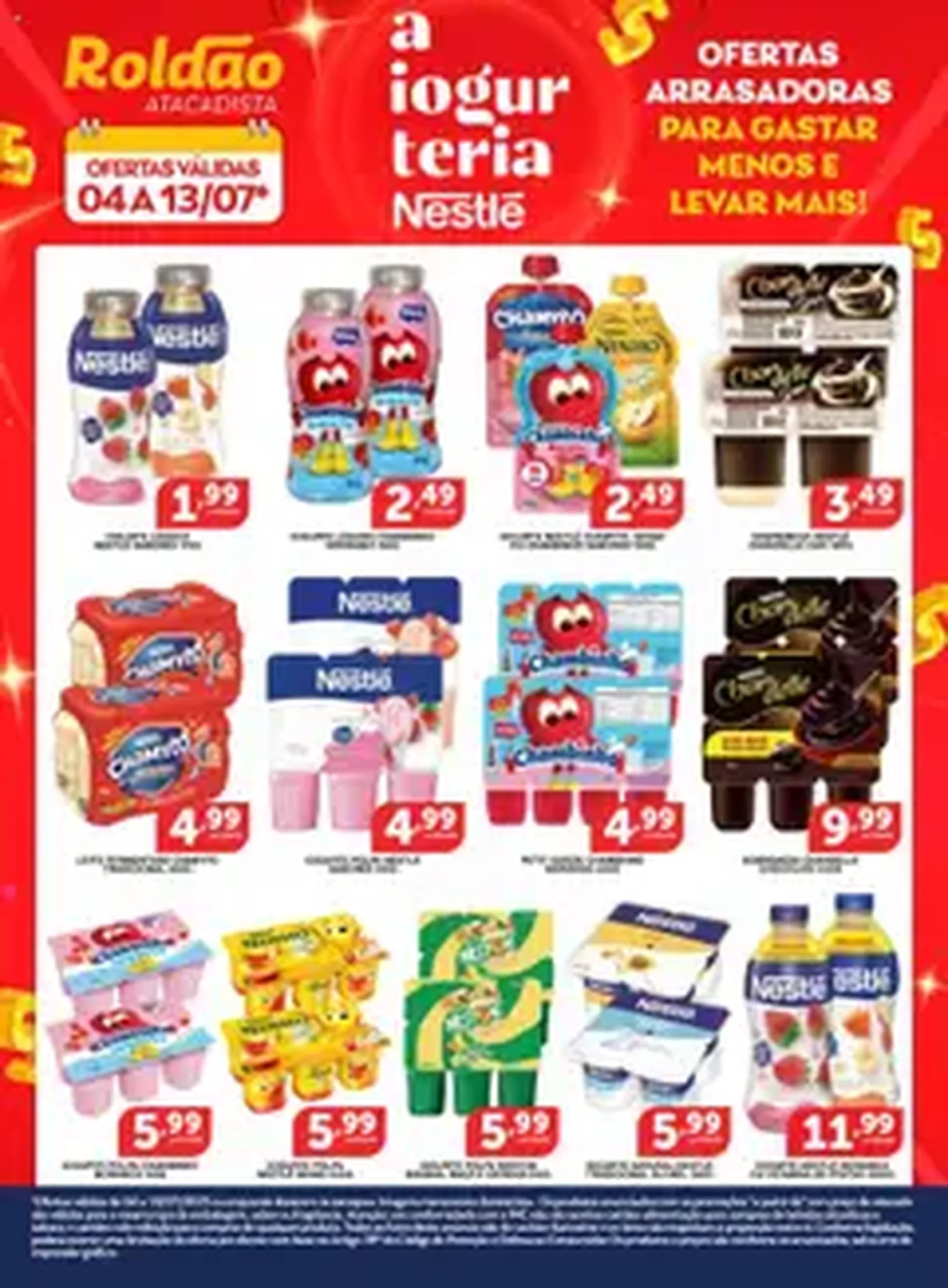 Roldão - Ofertas A Iogurteria Nestlé - folheto válido a partir de 04/07/2025 página 1 de 1