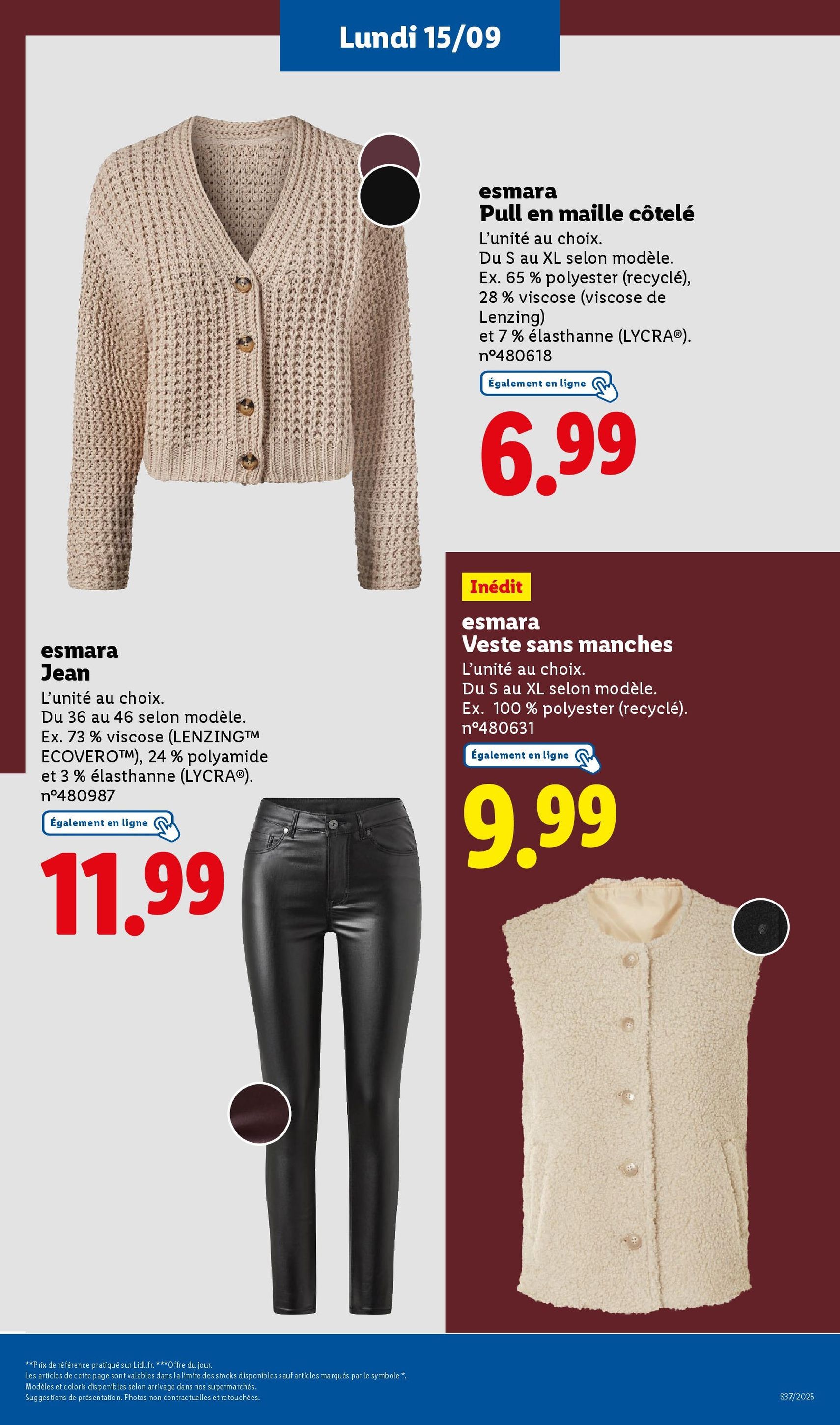 LIDL catalogue semaine 37 - brochure valable à partir du 11/09/2025, page 71 sur 76 LIDL catalogue semaine 37 - brochure valable à partir du 11/09/2025, page 71 sur 76