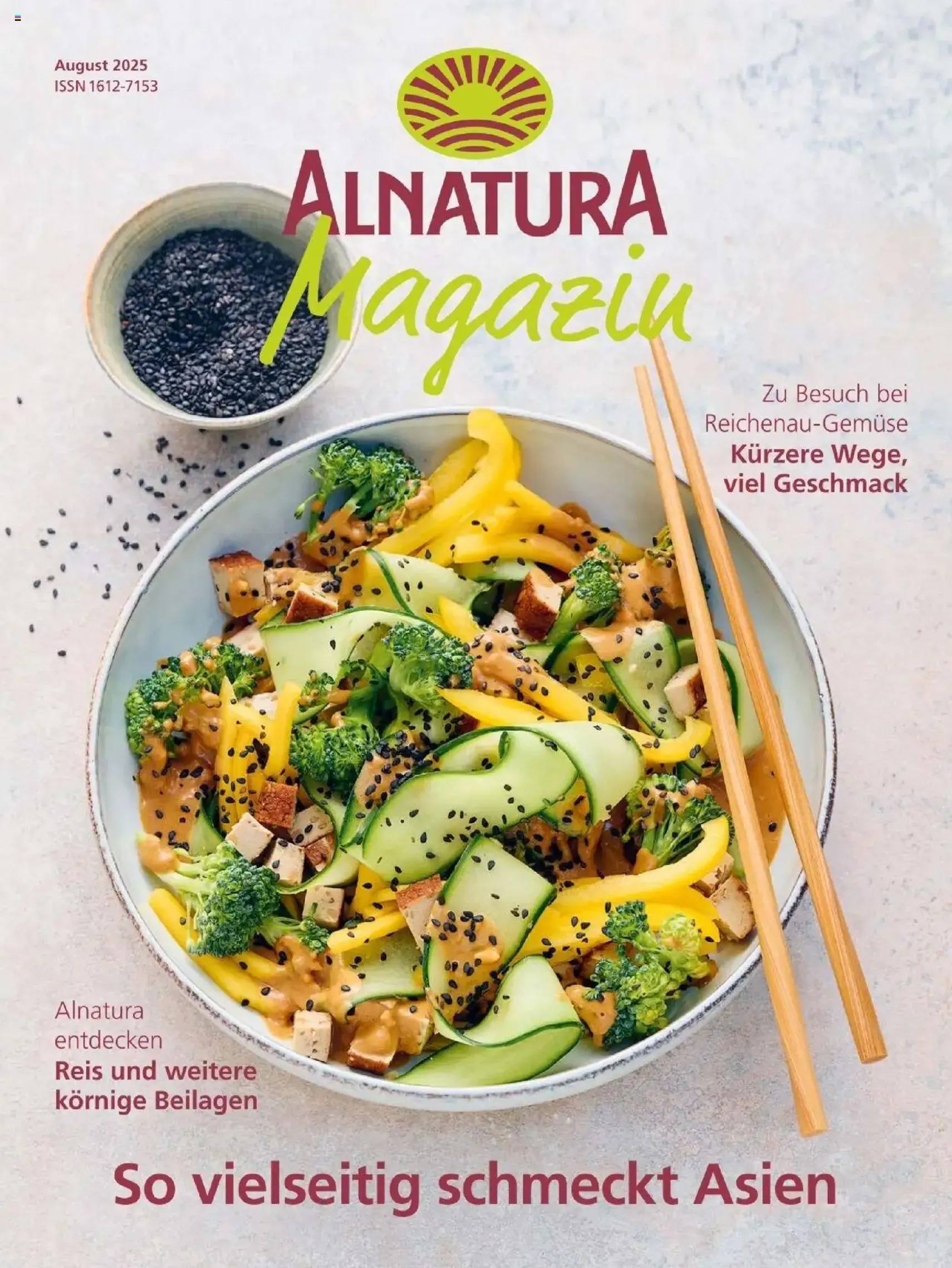 Alnatura Prospekt - Gültiger Prospekt ab 01.08.2025, Seite 1 von insgesamt 64 Alnatura Prospekt - Gültiger Prospekt ab 01.08.2025, Seite 1 von insgesamt 64