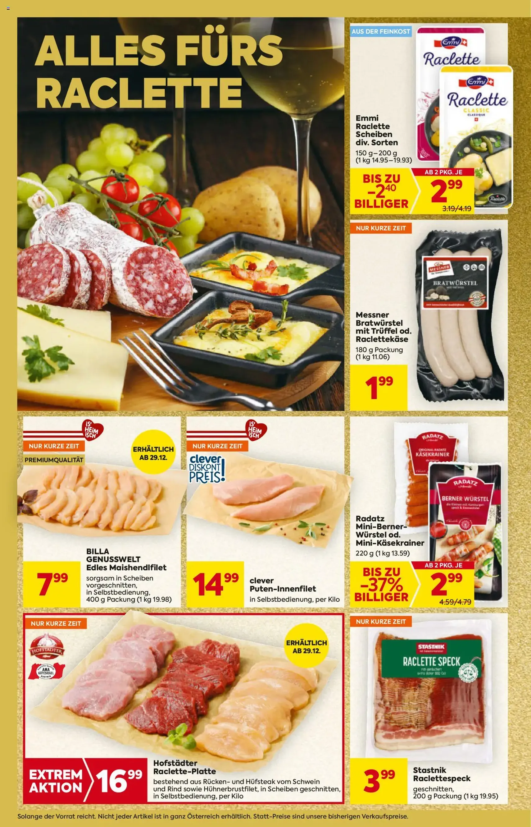 Billa Flugblatt - Gültiger Prospekt ab 27.12.2025, Seite 4 von insgesamt 16