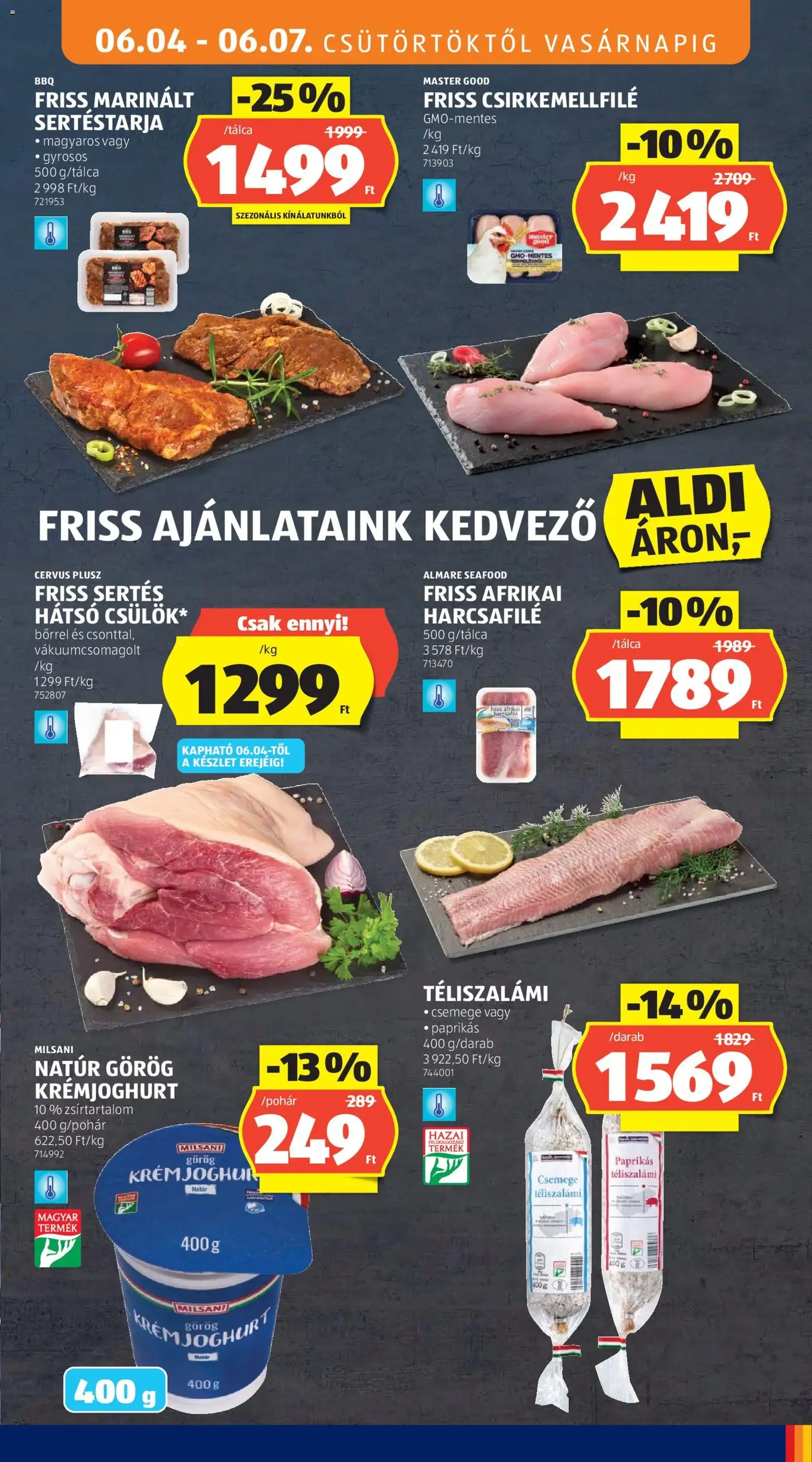 Aldi akciós újság - 2026.06.04. érvényes szórólap 11 oldal 35 oldalból