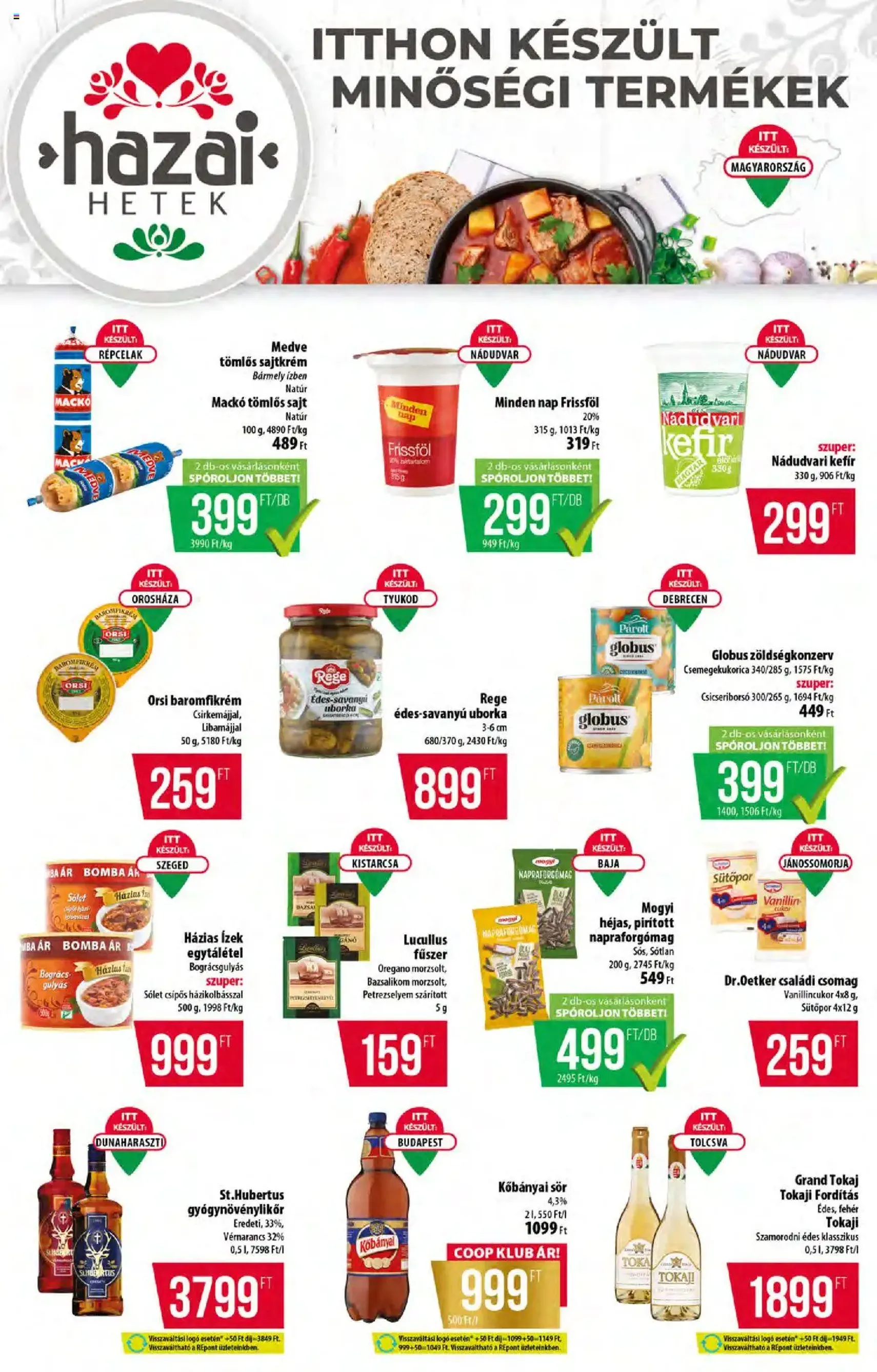 COOP Akciós újság - 2025.09.11. érvényes szórólap 5 oldal 12 oldalból COOP Akciós újság - 2025.09.11. érvényes szórólap 5 oldal 12 oldalból