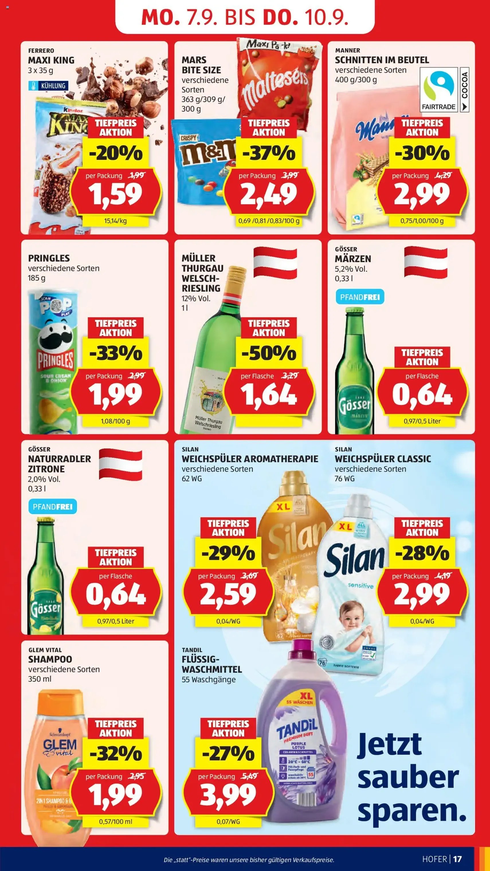 Hofer Flugblatt - Gültiger Prospekt ab 04.09.2026, Seite 23 von insgesamt 44