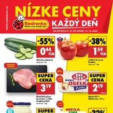 Biedronka leták - náhľad letáku platný od 09.10.2025