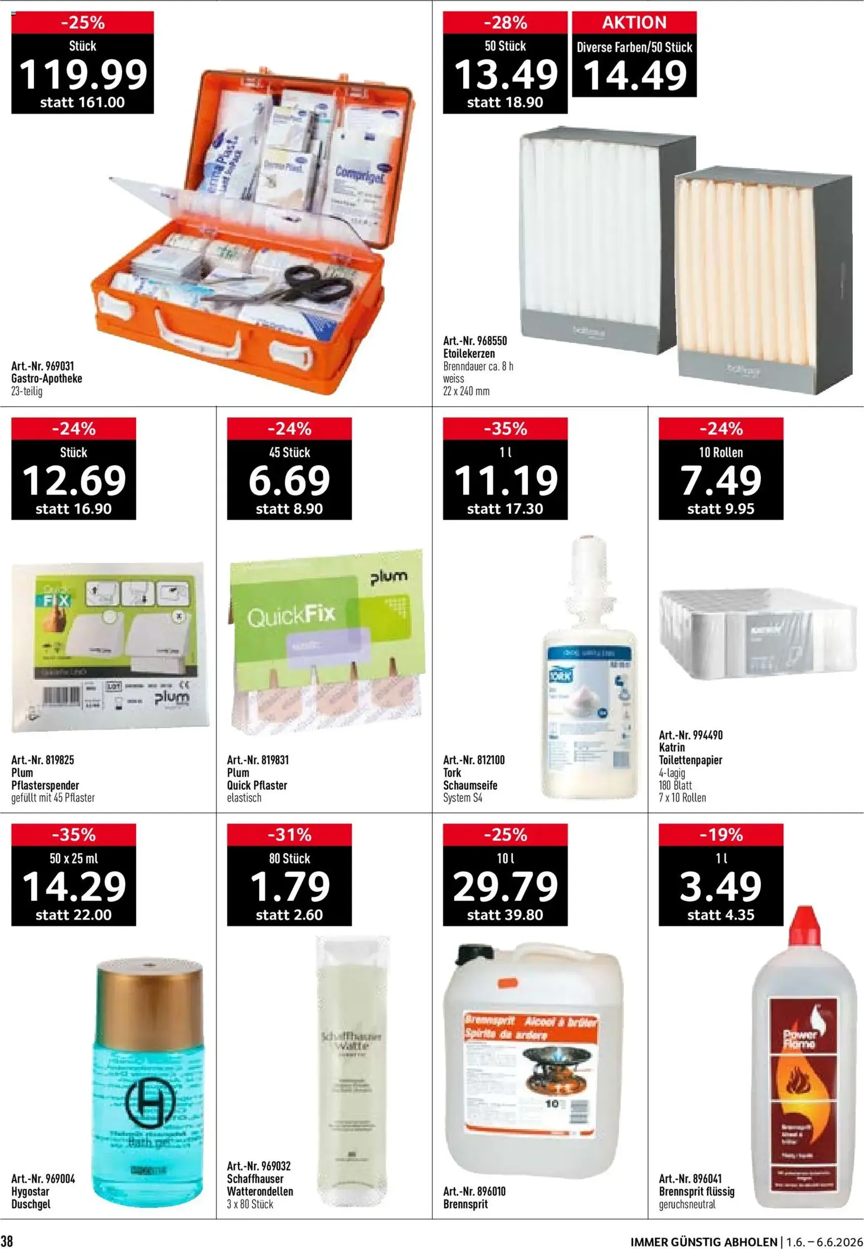 Prodega aktionen - Gültiger Prospekt ab 01.06.2026, Seite 38 von insgesamt 39
