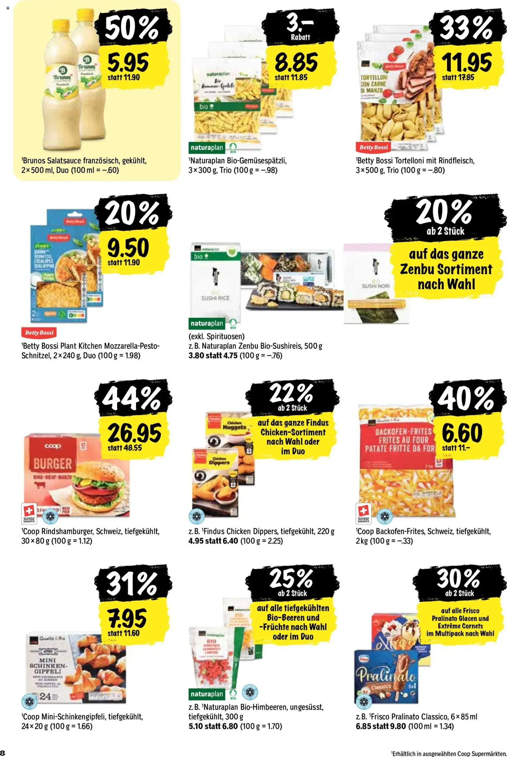 Coop aktionen - Gültiger Prospekt ab 11.06.2026, Seite 8 von insgesamt 28