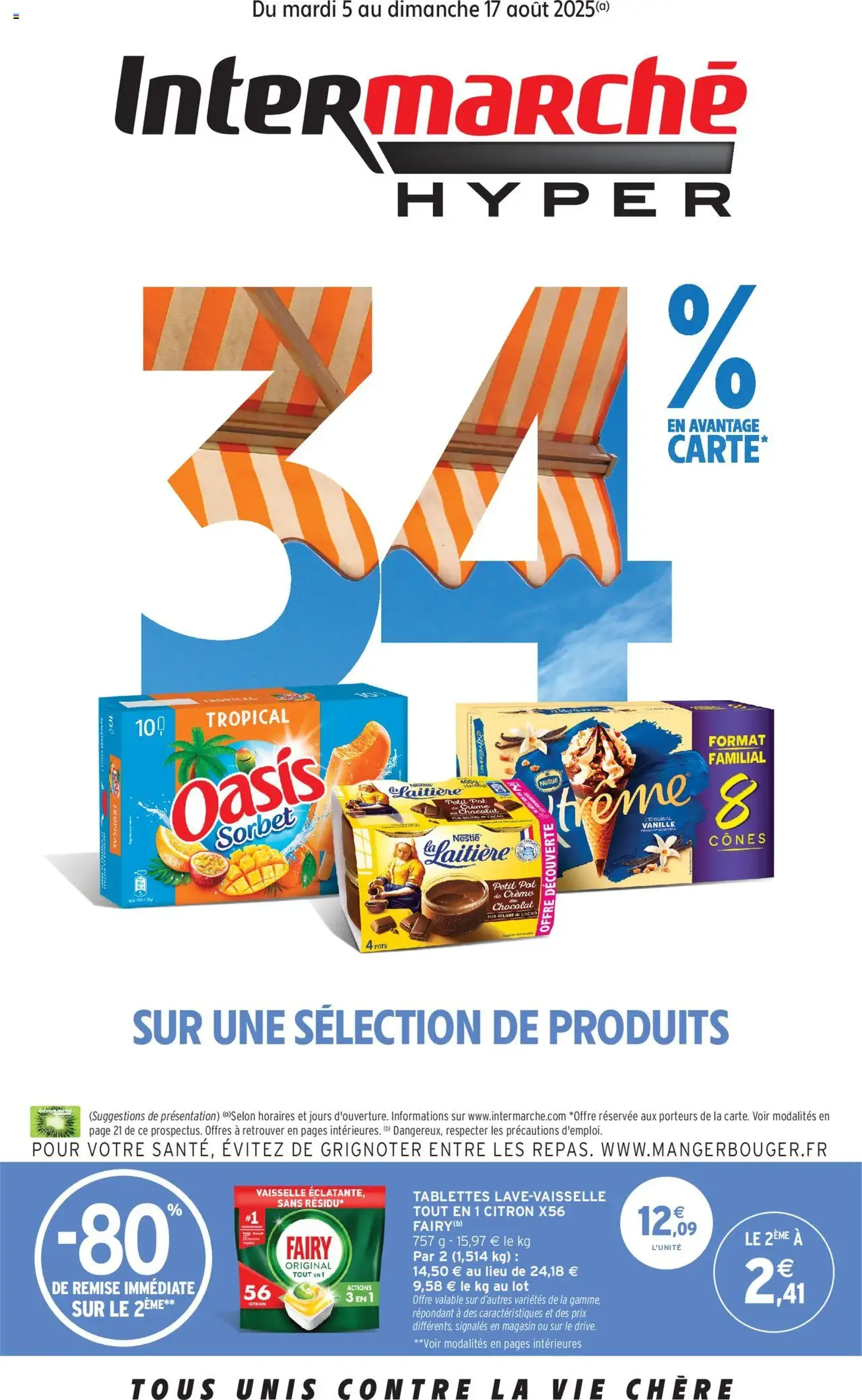 Intermarché catalogue semaine 31 - brochure valable à partir du 05/08/2025, page 1 sur 32 Intermarché catalogue semaine 31 - brochure valable à partir du 05/08/2025, page 1 sur 32
