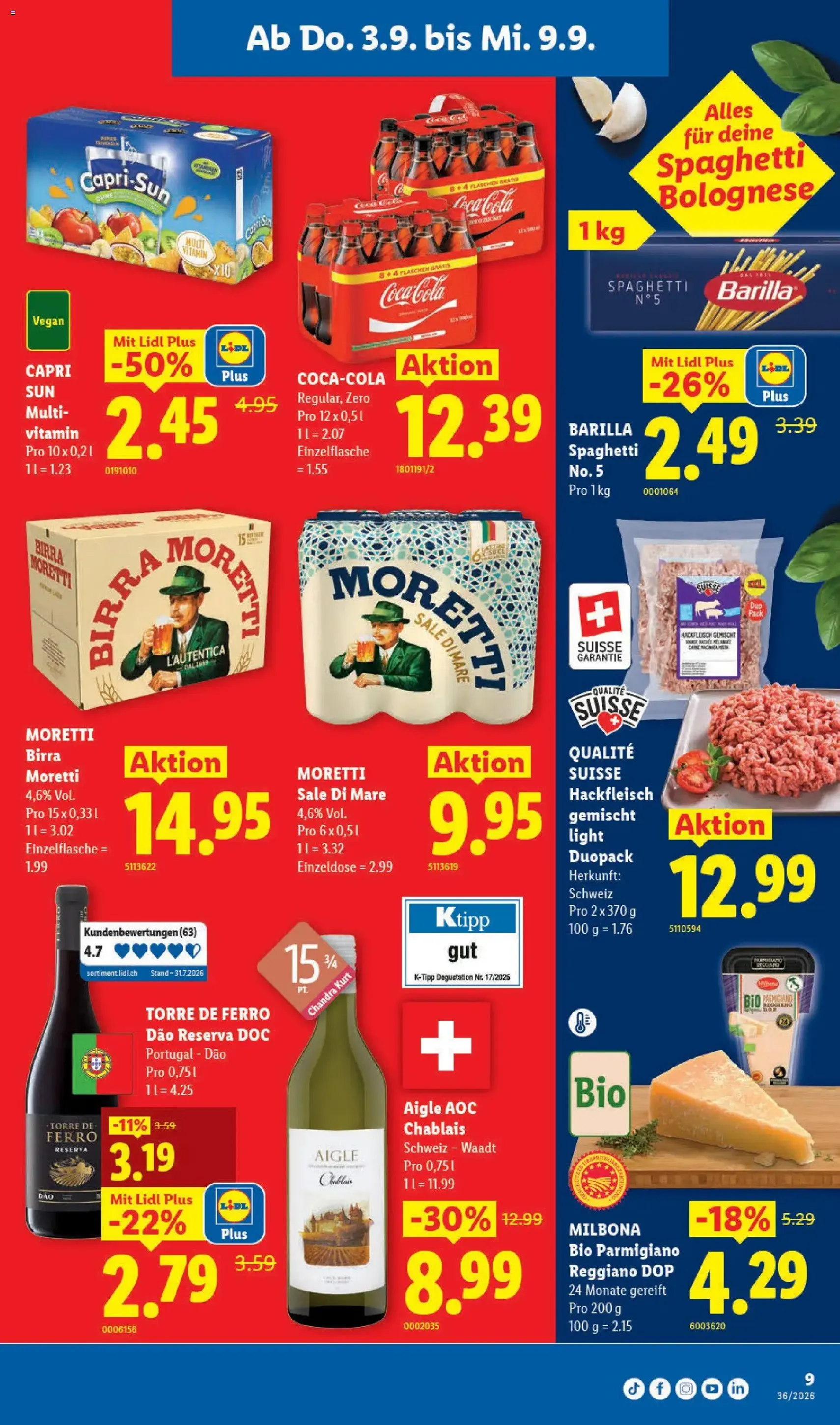 Lidl aktionen - Gültiger Prospekt ab 03.09.2026, Seite 13 von insgesamt 41