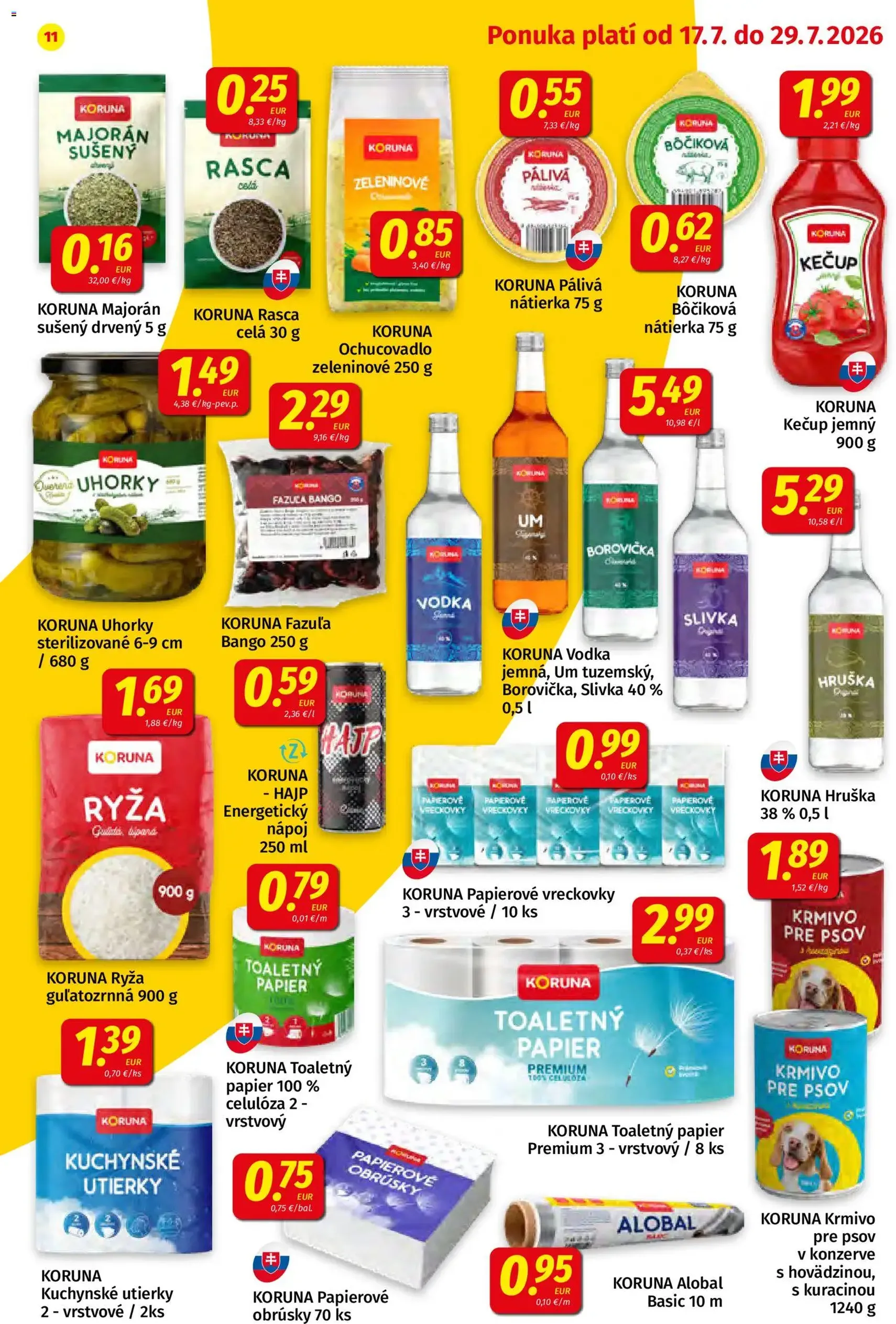 Koruna leták - platný leták od 17.07.2026 strana 11 z 24