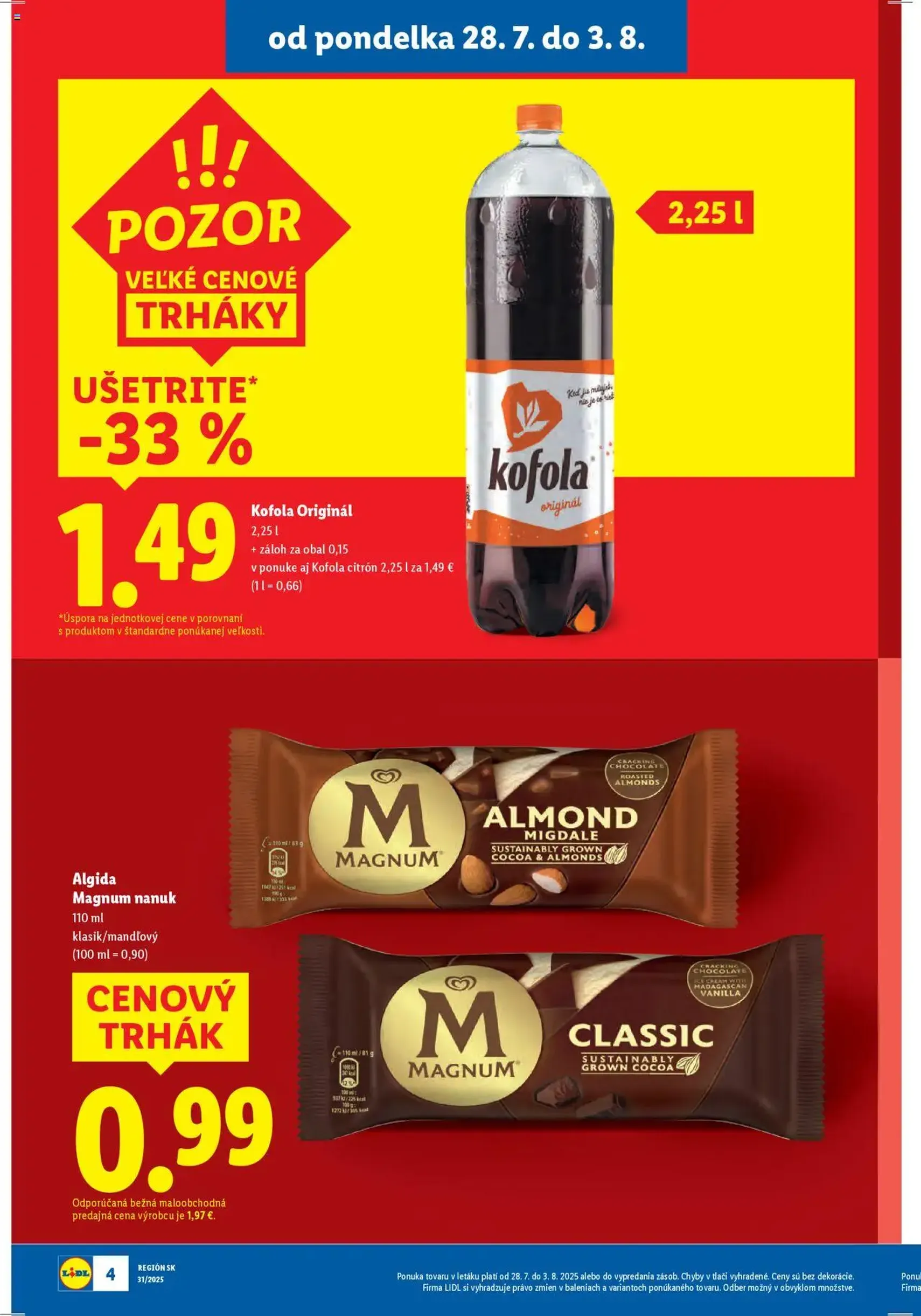 Lidl leták - platný leták od 28.07.2025 strana 4 z 87 Lidl leták - platný leták od 28.07.2025 strana 4 z 87