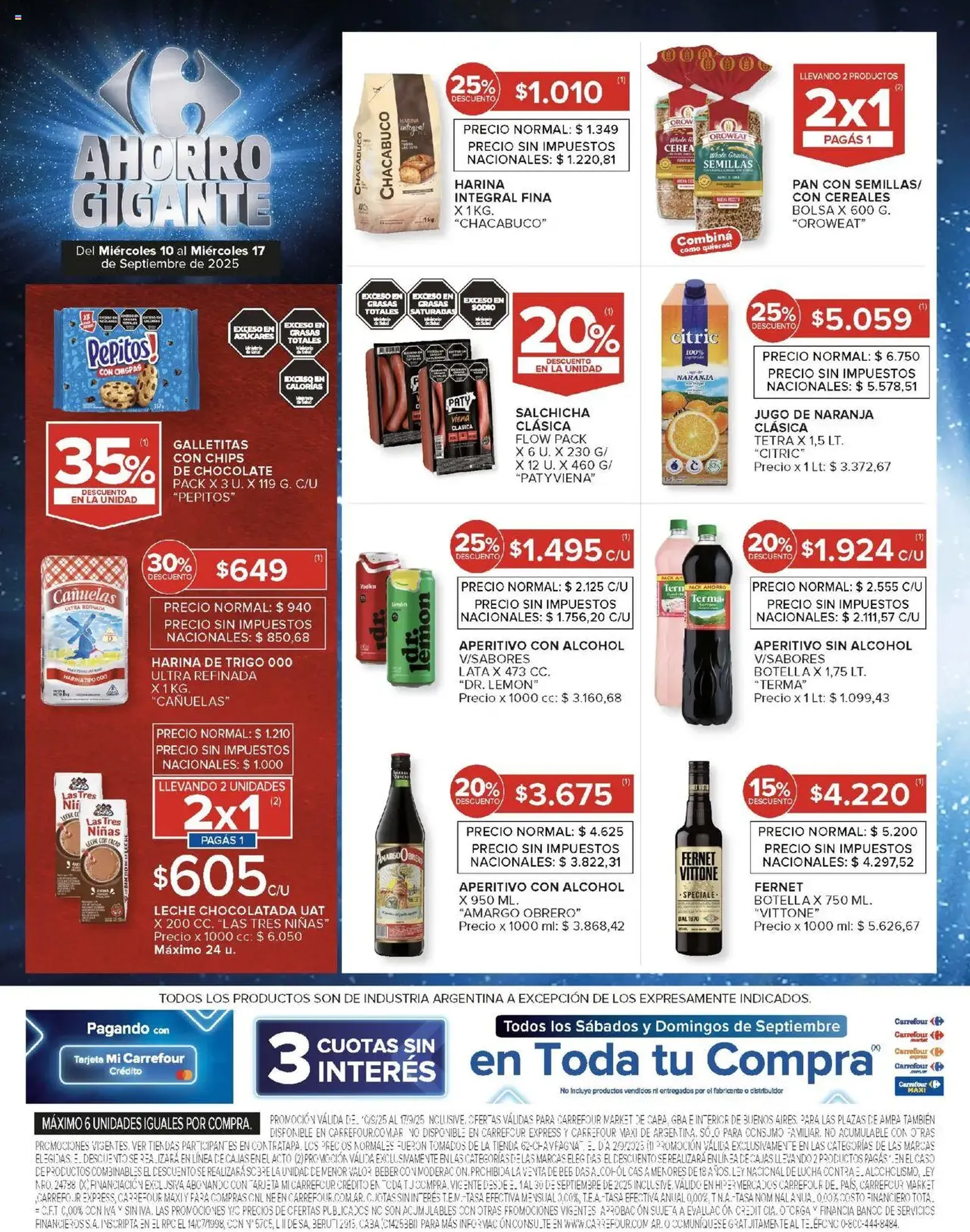 Carrefour Market catálogo - folleto válido desde 10/09/2025 página 11 de 22 Carrefour Market catálogo - folleto válido desde 10/09/2025 página 11 de 22