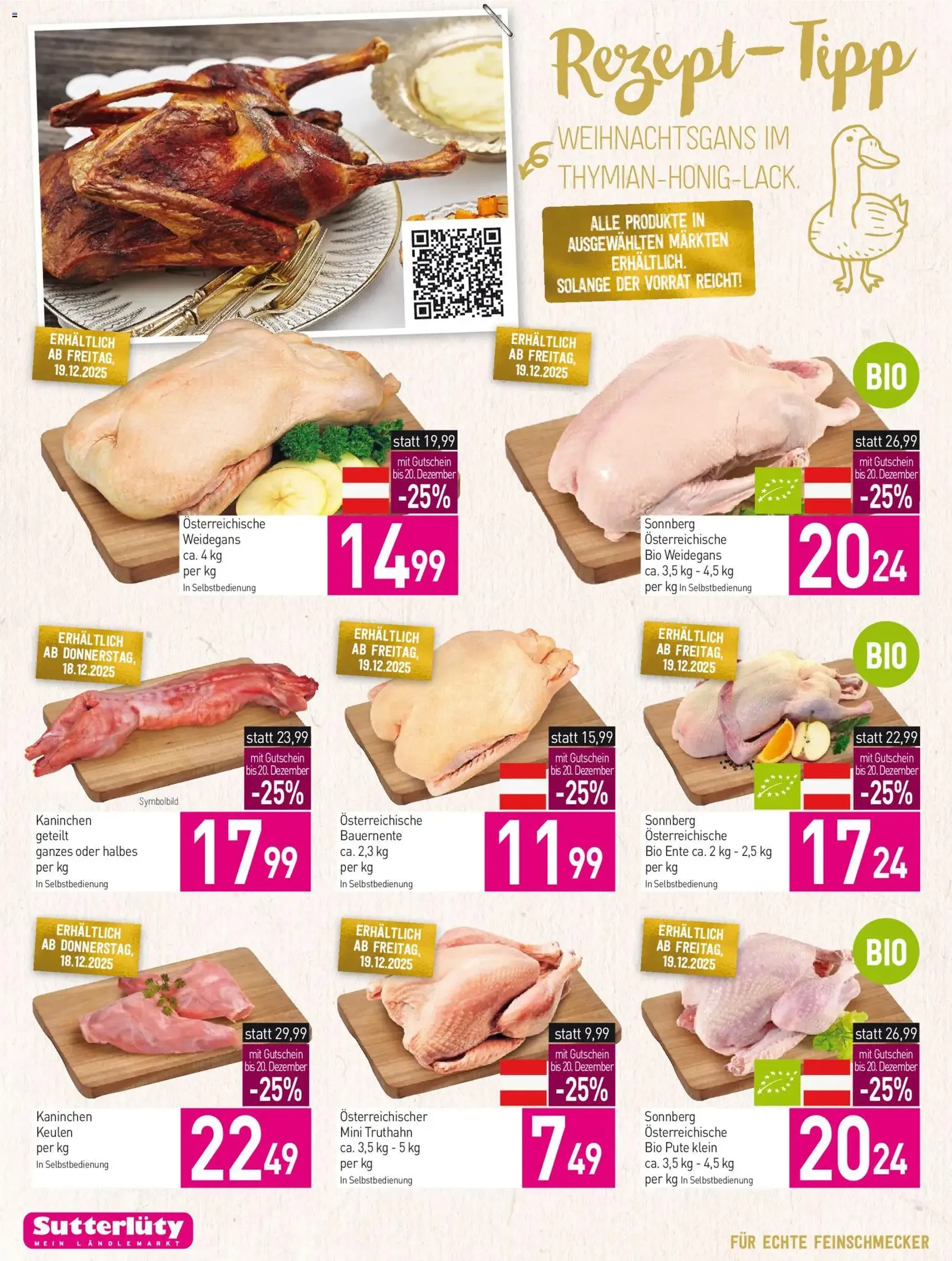 Sutterlüty Flugblatt - Gültiger Prospekt ab 18.12.2025, Seite 8 von insgesamt 28