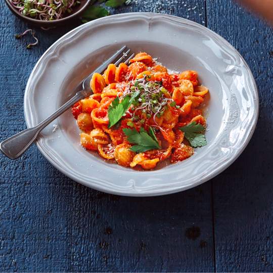 Anteprima ricetta Pasta con crema di pomodoro