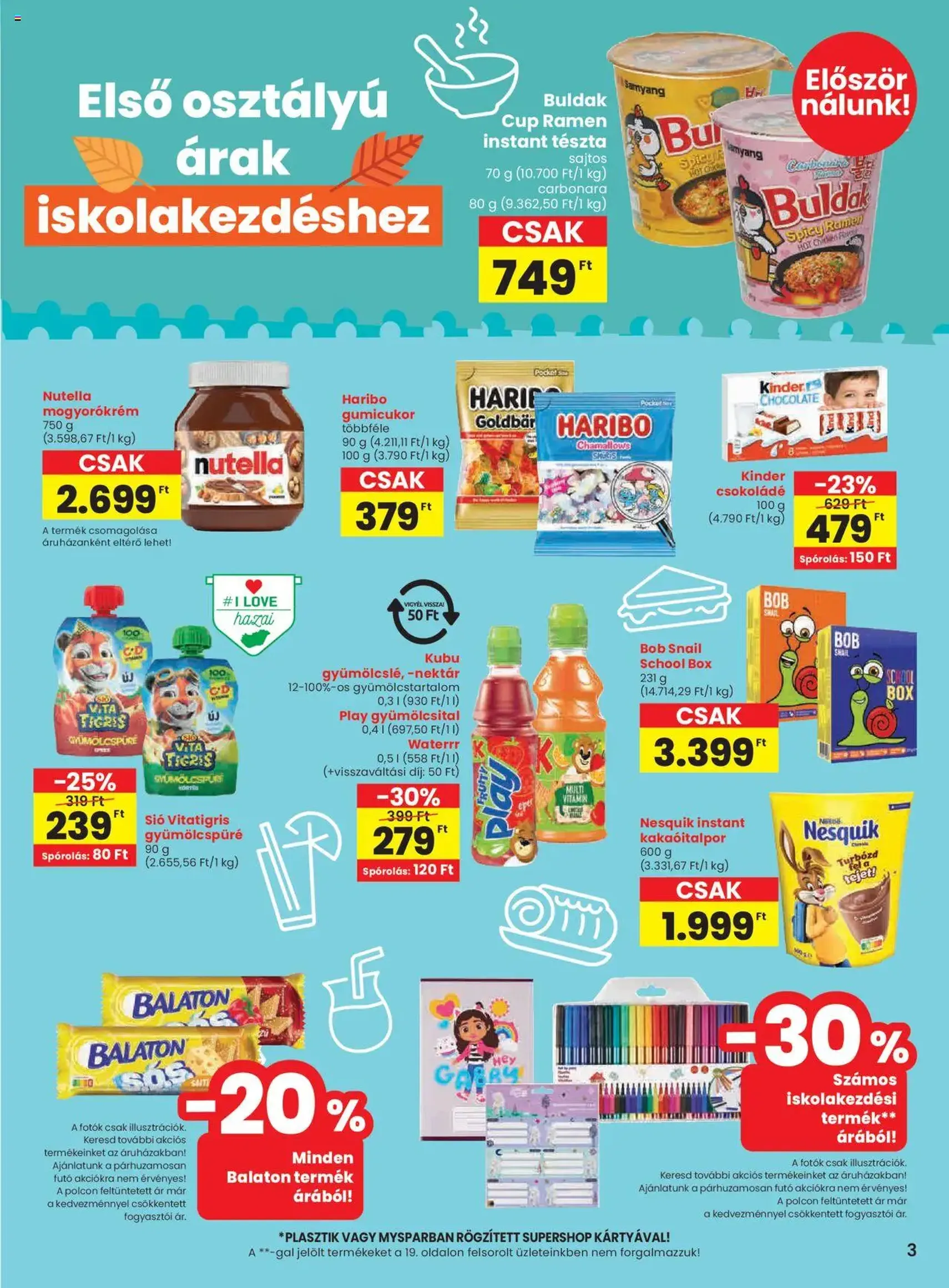 Spar Akciós újság - 2025.08.28. érvényes szórólap 3 oldal 20 oldalból Spar Akciós újság - 2025.08.28. érvényes szórólap 3 oldal 20 oldalból