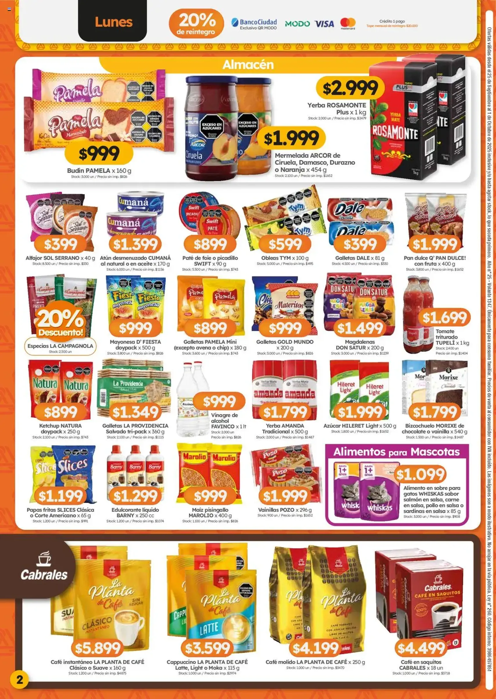 Cordiez ofertas - folleto válido desde 25/09/2025 página 2 de 8 Cordiez ofertas - folleto válido desde 25/09/2025 página 2 de 8