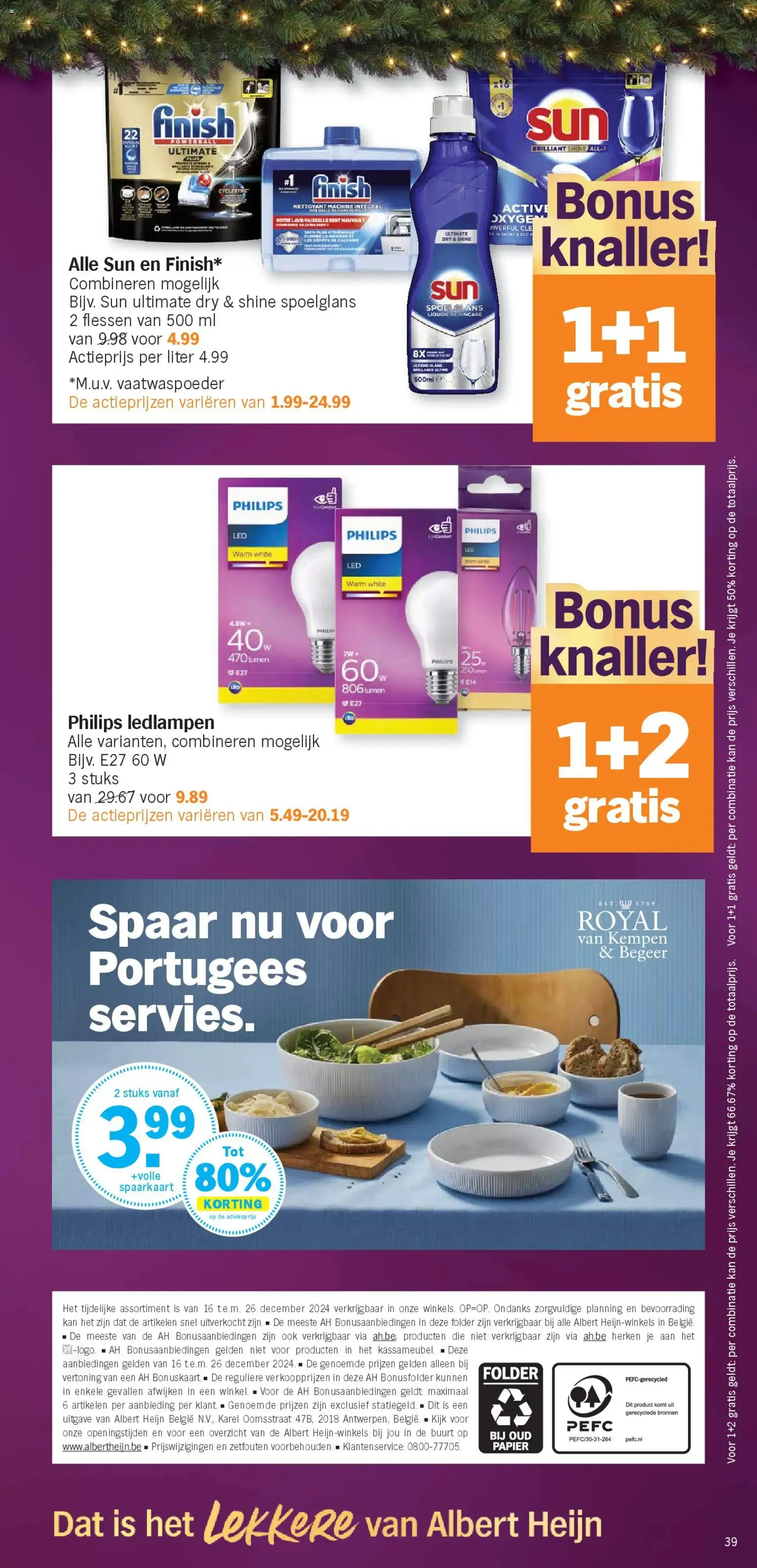 Albert Heijn folder week 51 - geldige folder vanaf 16/12/2025 pagina 39 van 40