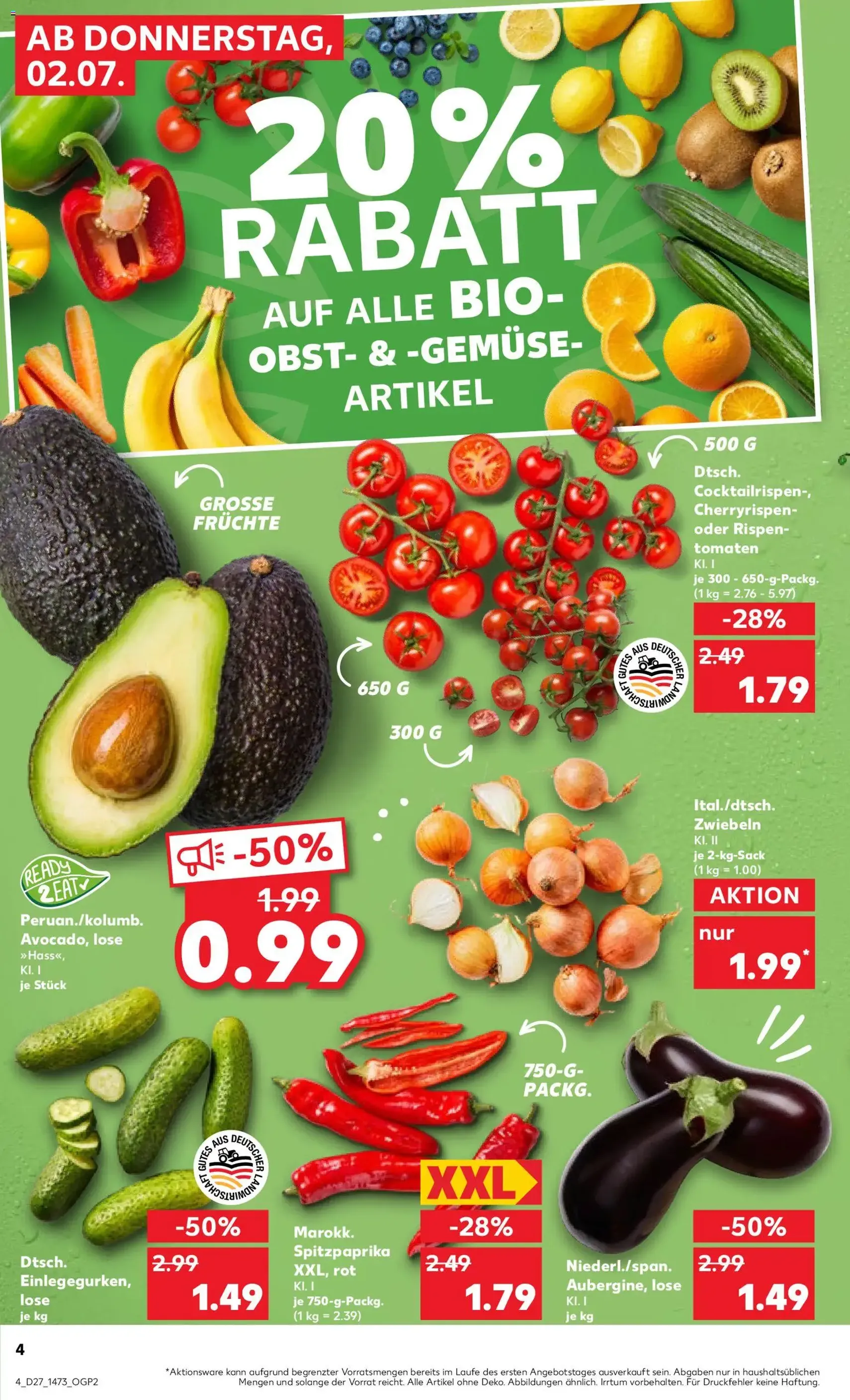 Kaufland Prospekt - Gültiger Prospekt ab 02.07.2026, Seite 4 von insgesamt 64