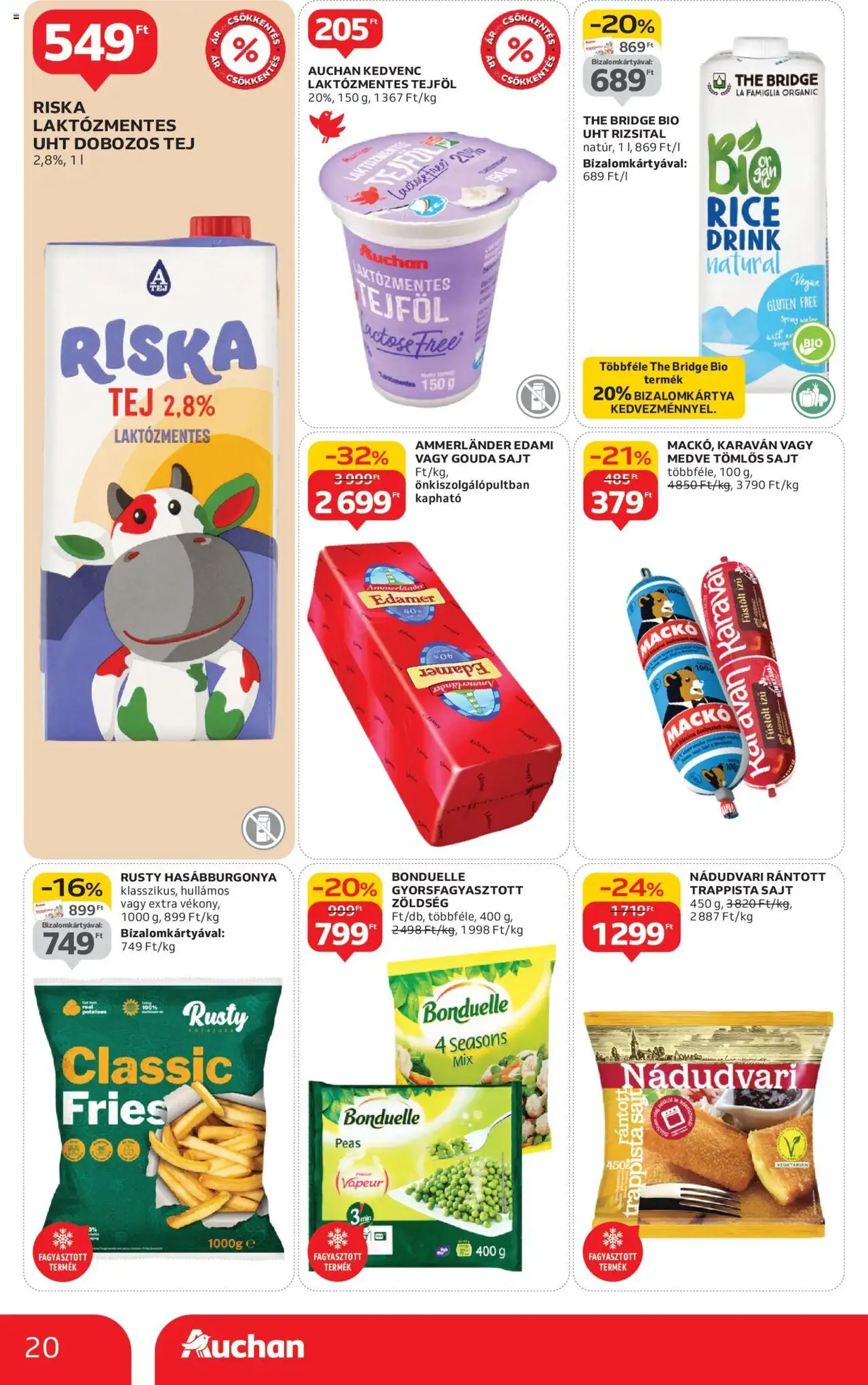 Auchan Akciós újság - 2025.10.24. érvényes szórólap 20 oldal 52 oldalból Auchan Akciós újság - 2025.10.24. érvényes szórólap 20 oldal 52 oldalból
