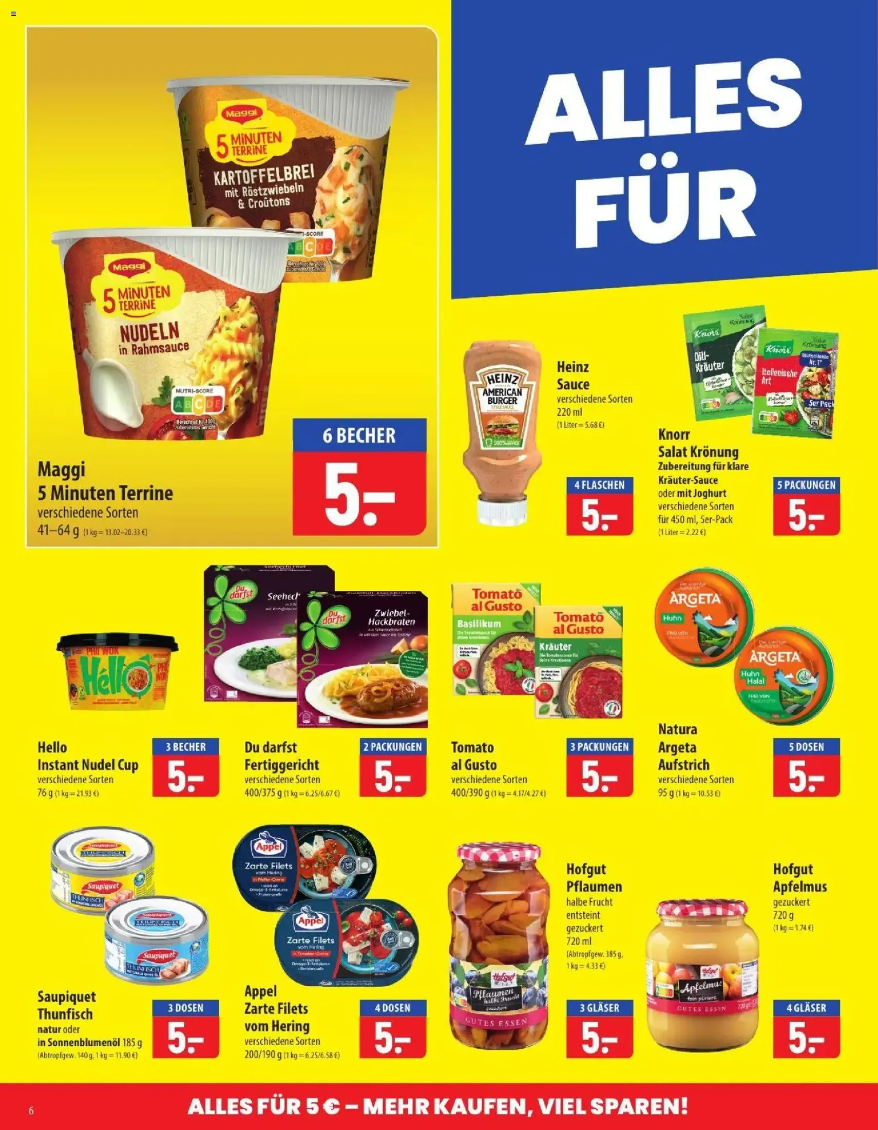 Famila Prospekt - Gültiger Prospekt ab 06.07.2026, Seite 6 von insgesamt 24