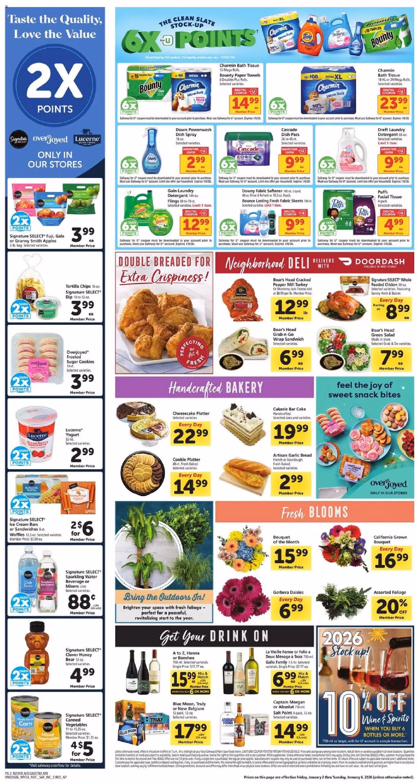 Safeway Weekly Ad - valid flyer from 01/02/2026, page 2 of 10