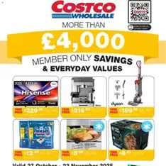 Costco - ENGLAND ONLY - Flyer preview valid from 27/10/2025 Costco - ENGLAND ONLY - Flyer preview valid from 27/10/2025