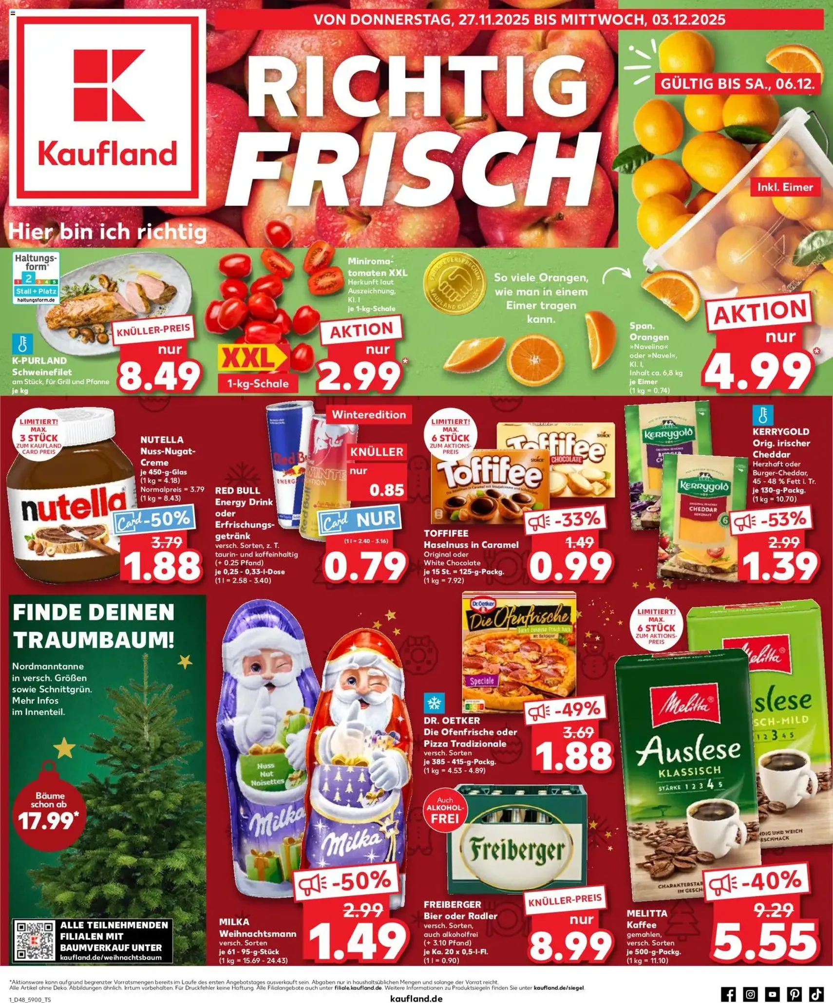 Kaufland Prospekt - Gültiger Prospekt ab 27.11.2025, Seite 1 von insgesamt 36