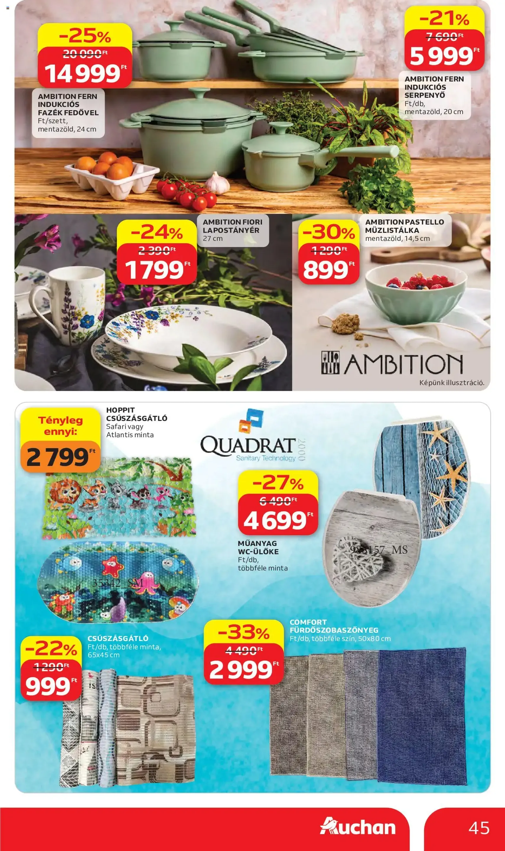 Auchan akciós újság - 2026.05.28. érvényes szórólap 45 oldal 58 oldalból
