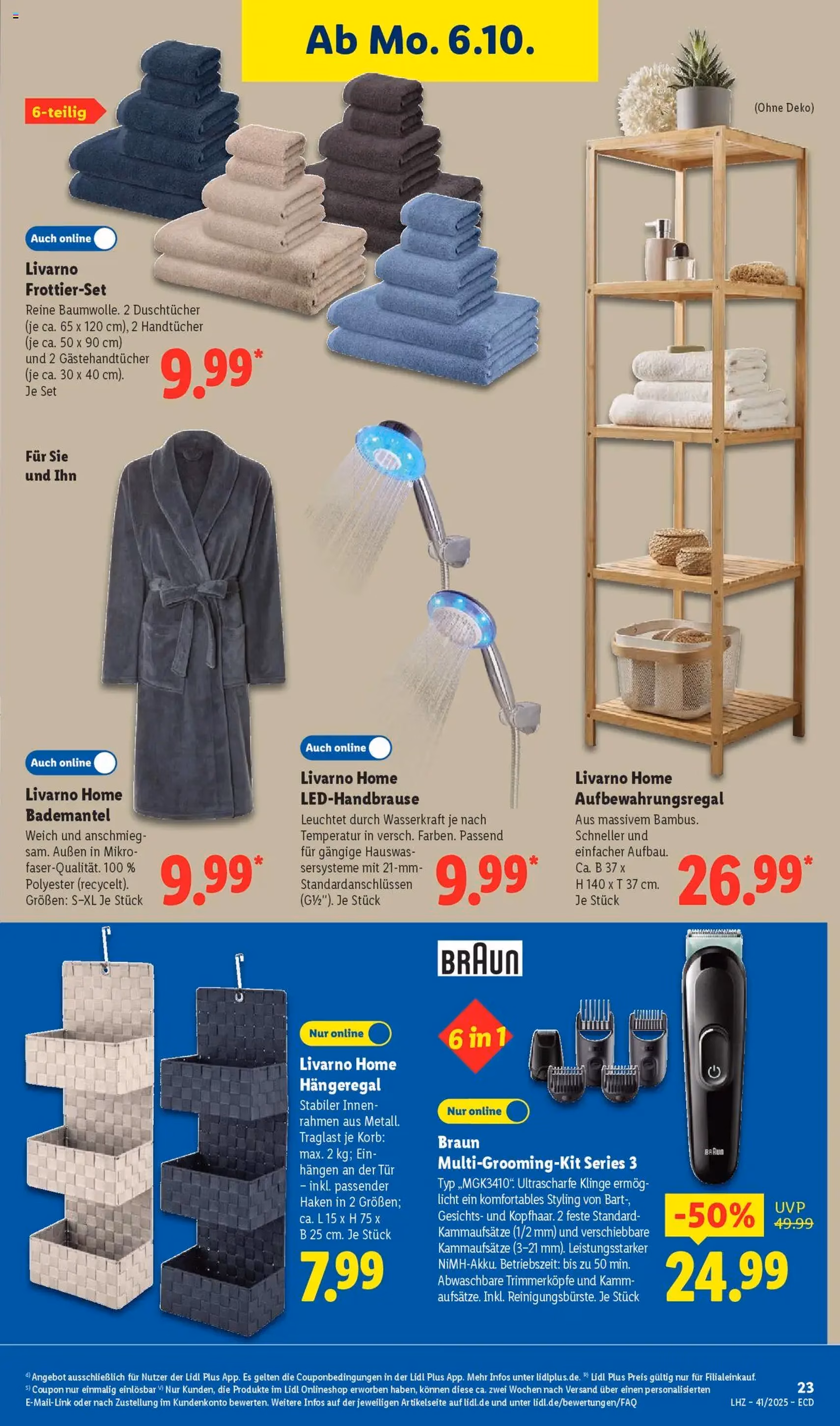 Lidl - Prospekt - Gültiger Prospekt ab 06.10.2025, Seite 43 von insgesamt 70 Lidl - Prospekt - Gültiger Prospekt ab 06.10.2025, Seite 43 von insgesamt 70