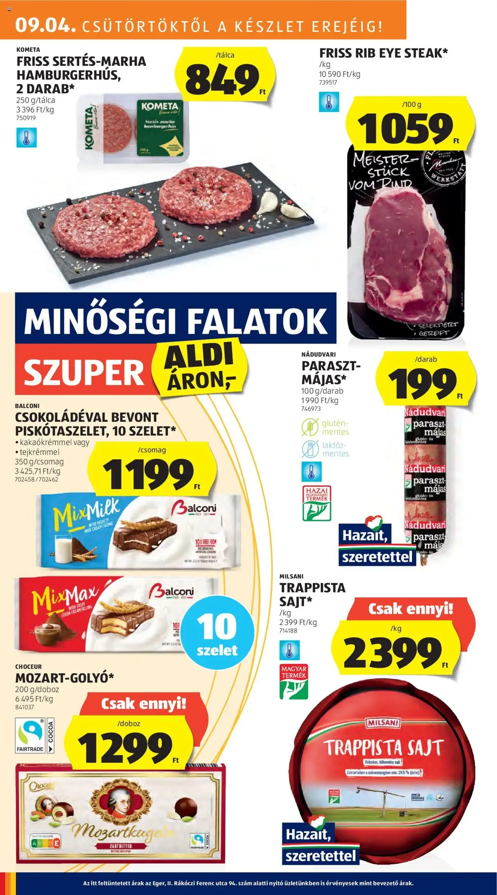 Aldi Akciós újság - 2025.09.04. érvényes szórólap 14 oldal 45 oldalból Aldi Akciós újság - 2025.09.04. érvényes szórólap 14 oldal 45 oldalból