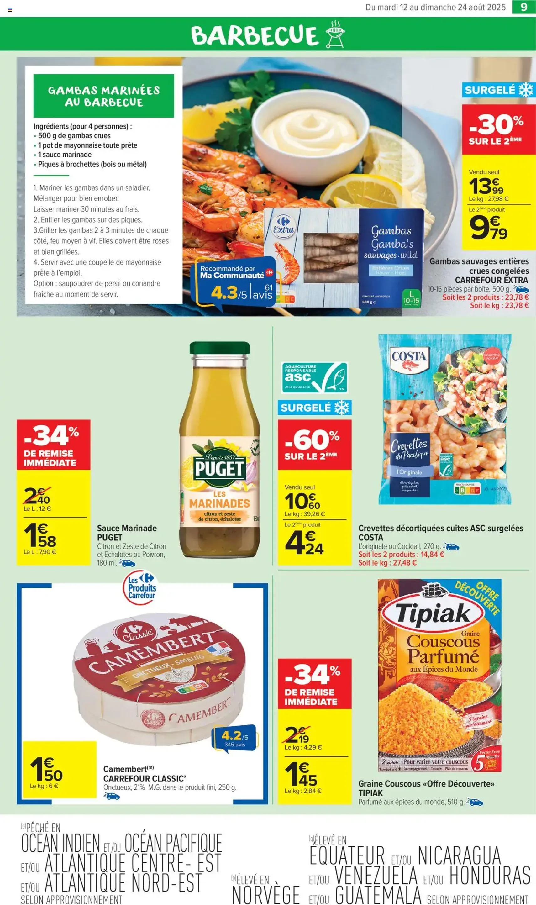 Carrefour Market catalogue semaine 33 - brochure valable à partir du 12/08/2025, page 11 sur 44