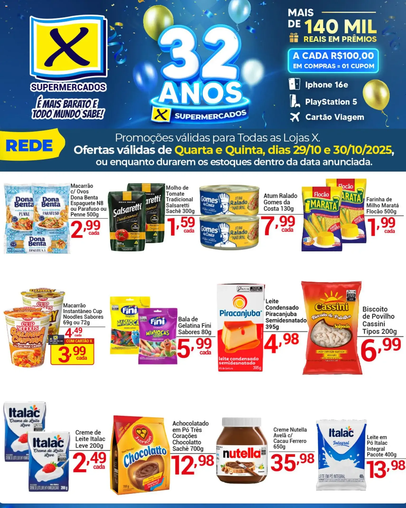 X Supermercados - Ofertas da semana - folheto válido a partir de 29/10/2025 página 2 de 3