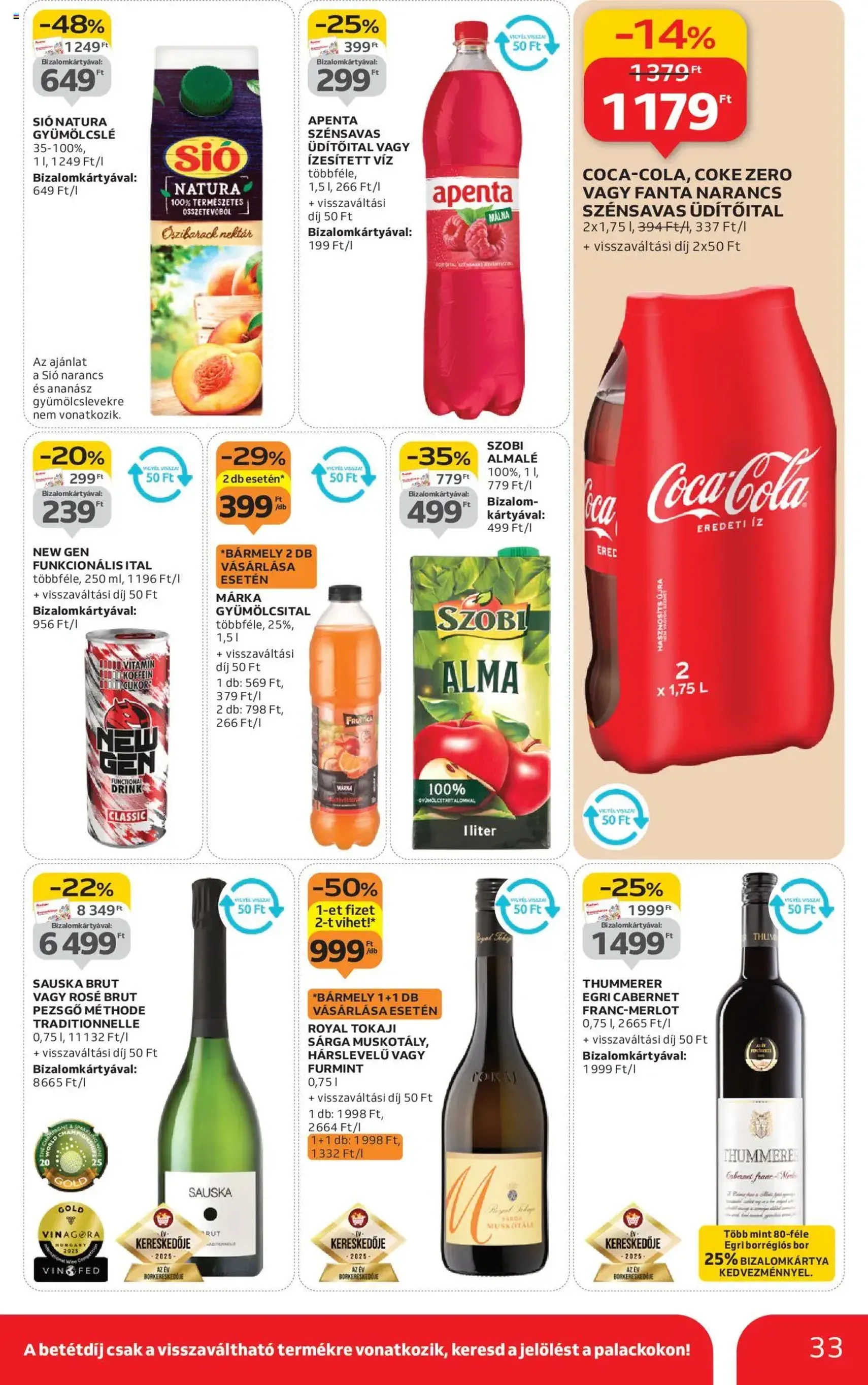 Auchan Akciós újság - 2025.10.24. érvényes szórólap 33 oldal 52 oldalból Auchan Akciós újság - 2025.10.24. érvényes szórólap 33 oldal 52 oldalból
