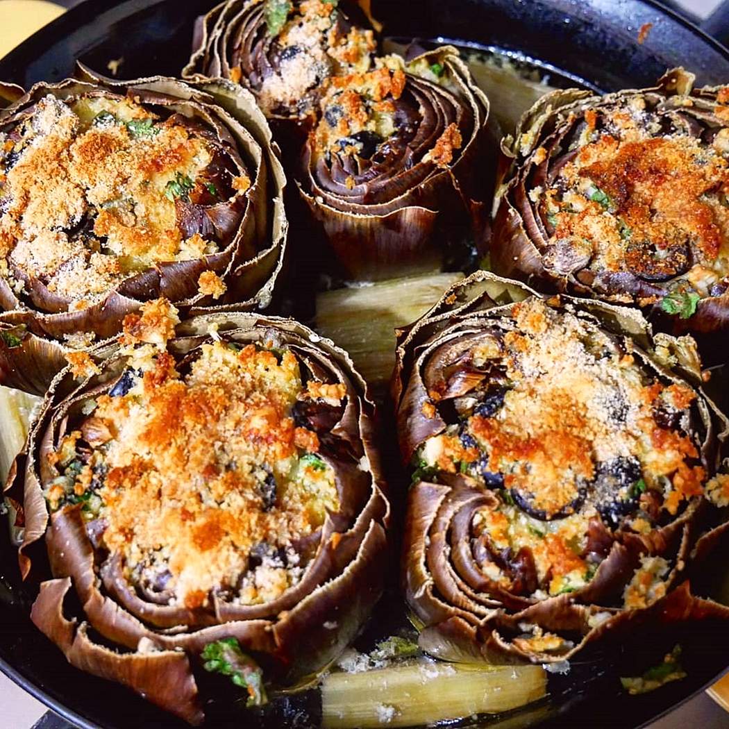 Carciofi ripieni alla napoletana