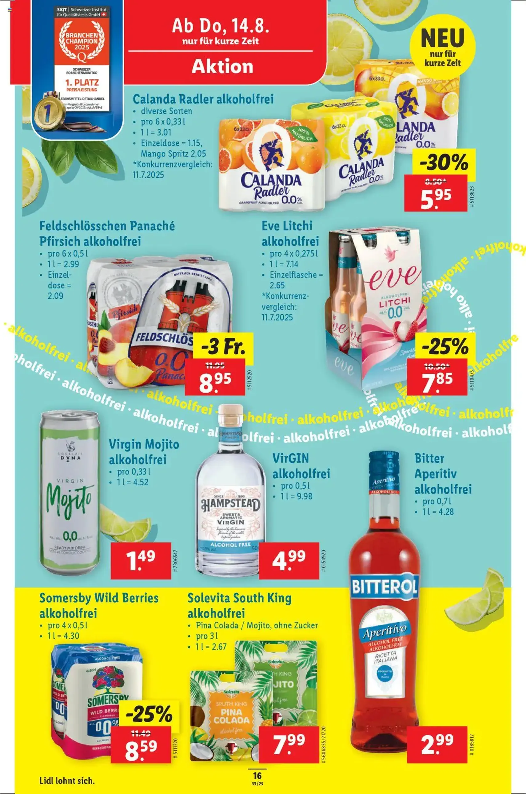 Lidl Aktionen - Gültiger Prospekt ab 14.08.2025, Seite 18 von insgesamt 34