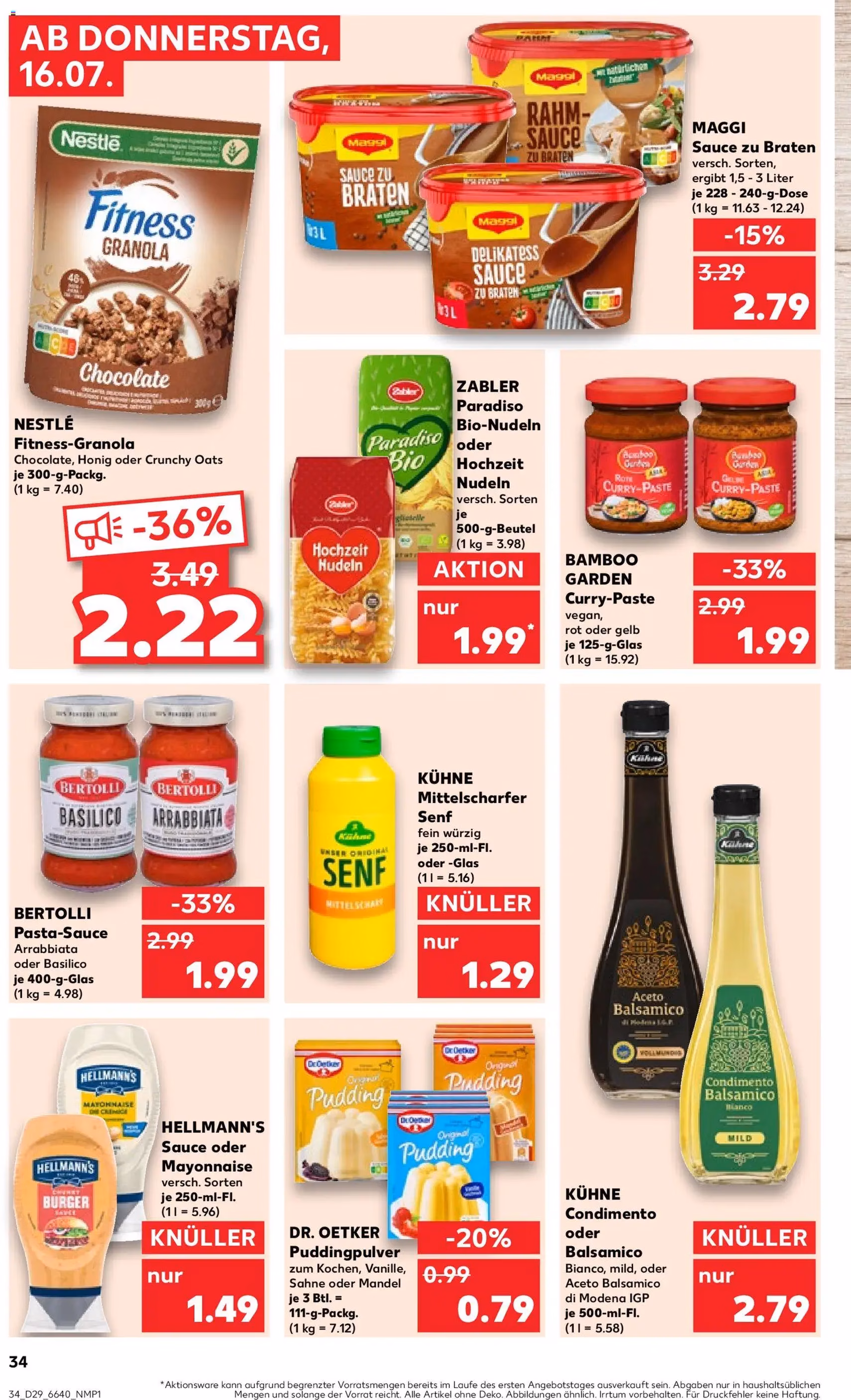 Kaufland Prospekt - Gültiger Prospekt ab 16.07.2026, Seite 34 von insgesamt 56