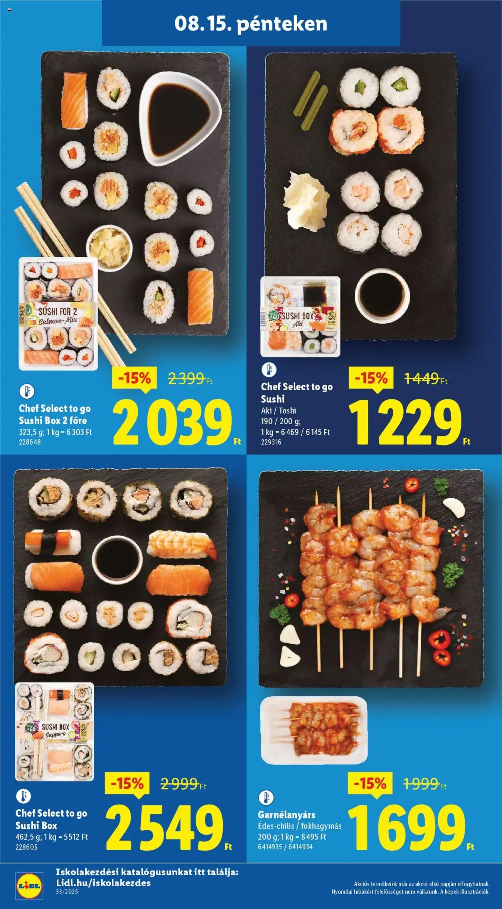 Lidl Akciós újság - 2025.08.14. érvényes szórólap 40 oldal 64 oldalból