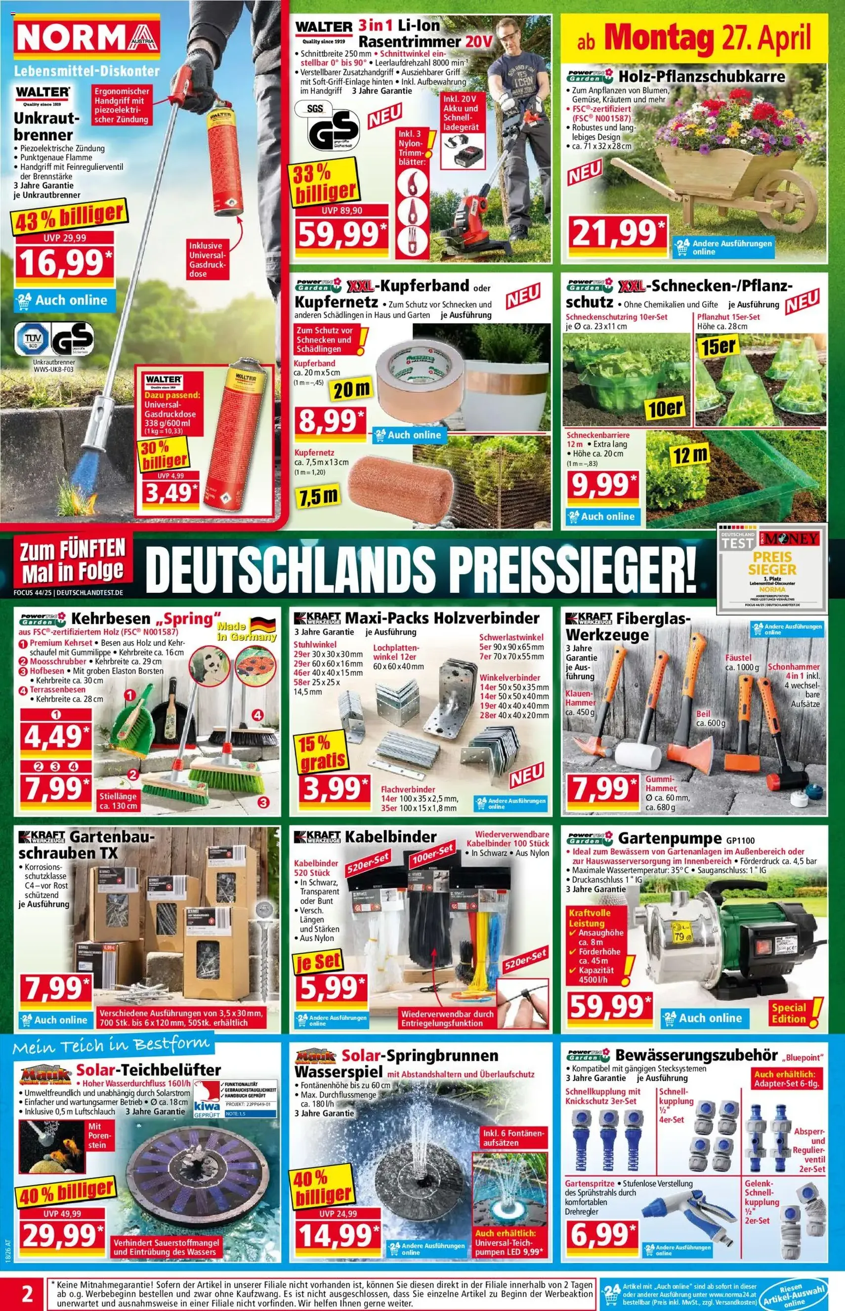 Norma Flugblatt - Gültiger Prospekt ab 27.04.2026, Seite 2 von insgesamt 17