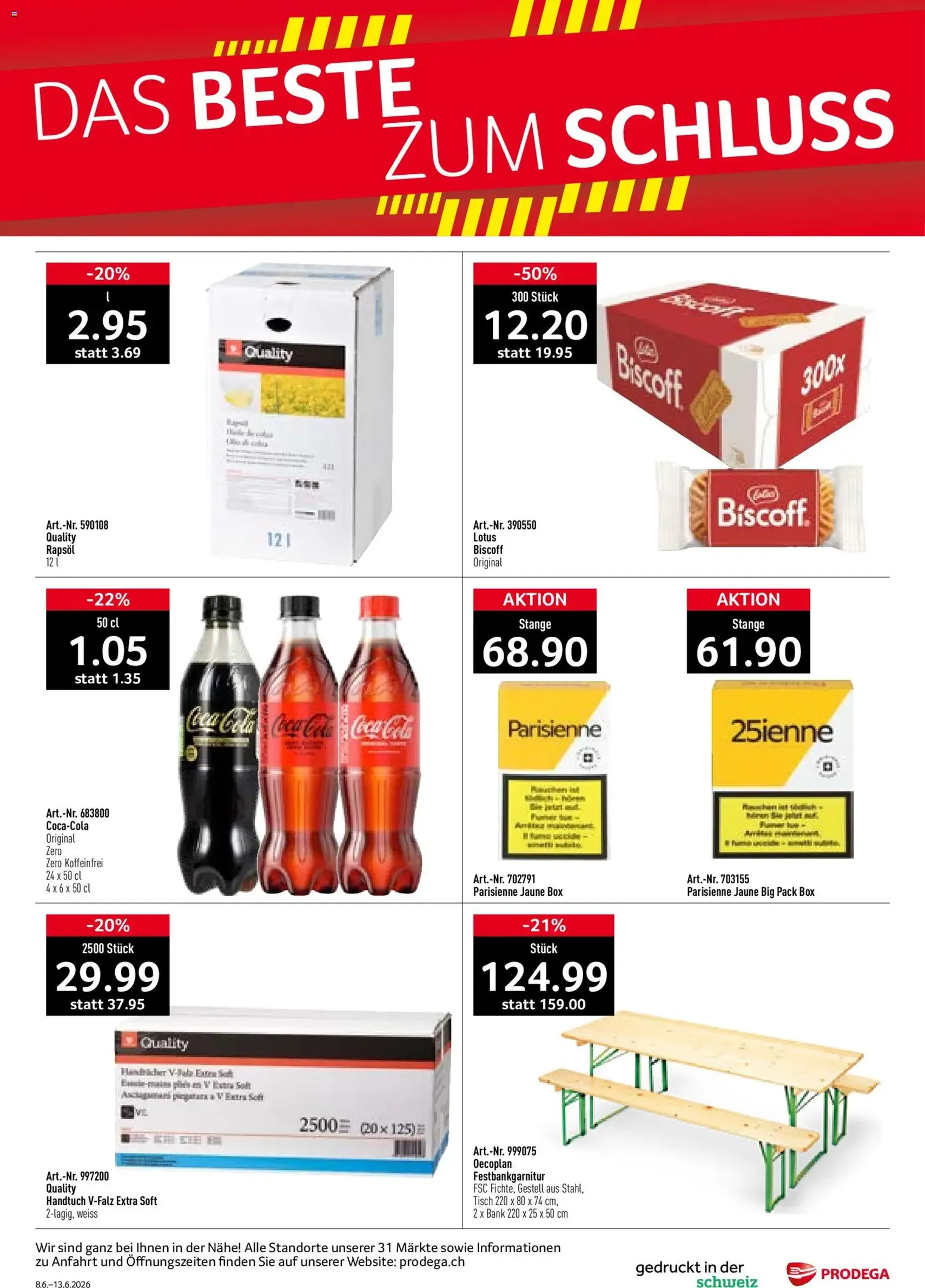 Prodega aktionen - Gültiger Prospekt ab 08.06.2026, Seite 40 von insgesamt 40