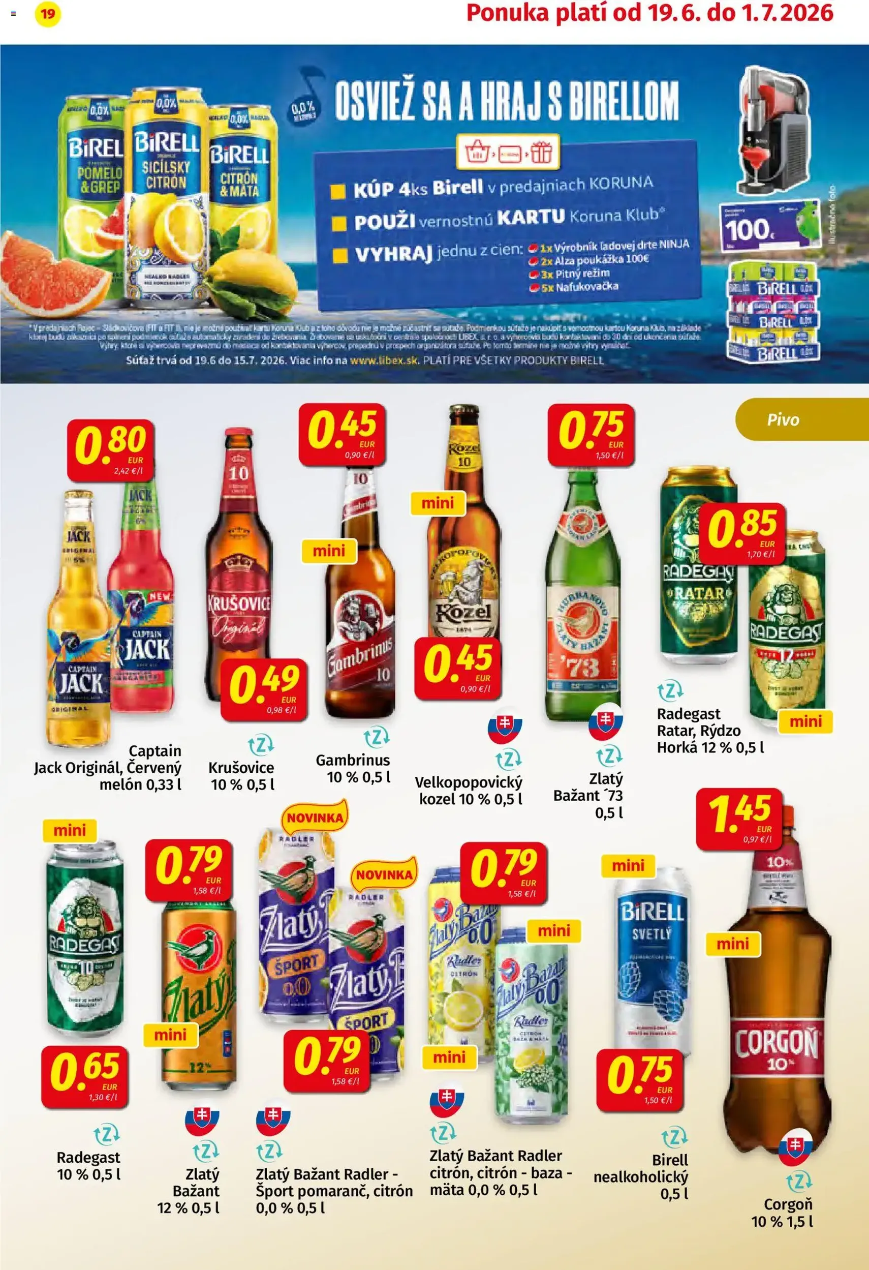 Koruna leták - platný leták od 19.06.2026 strana 19 z 24
