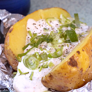 Recipe preview Jacket potatoes with sour cream