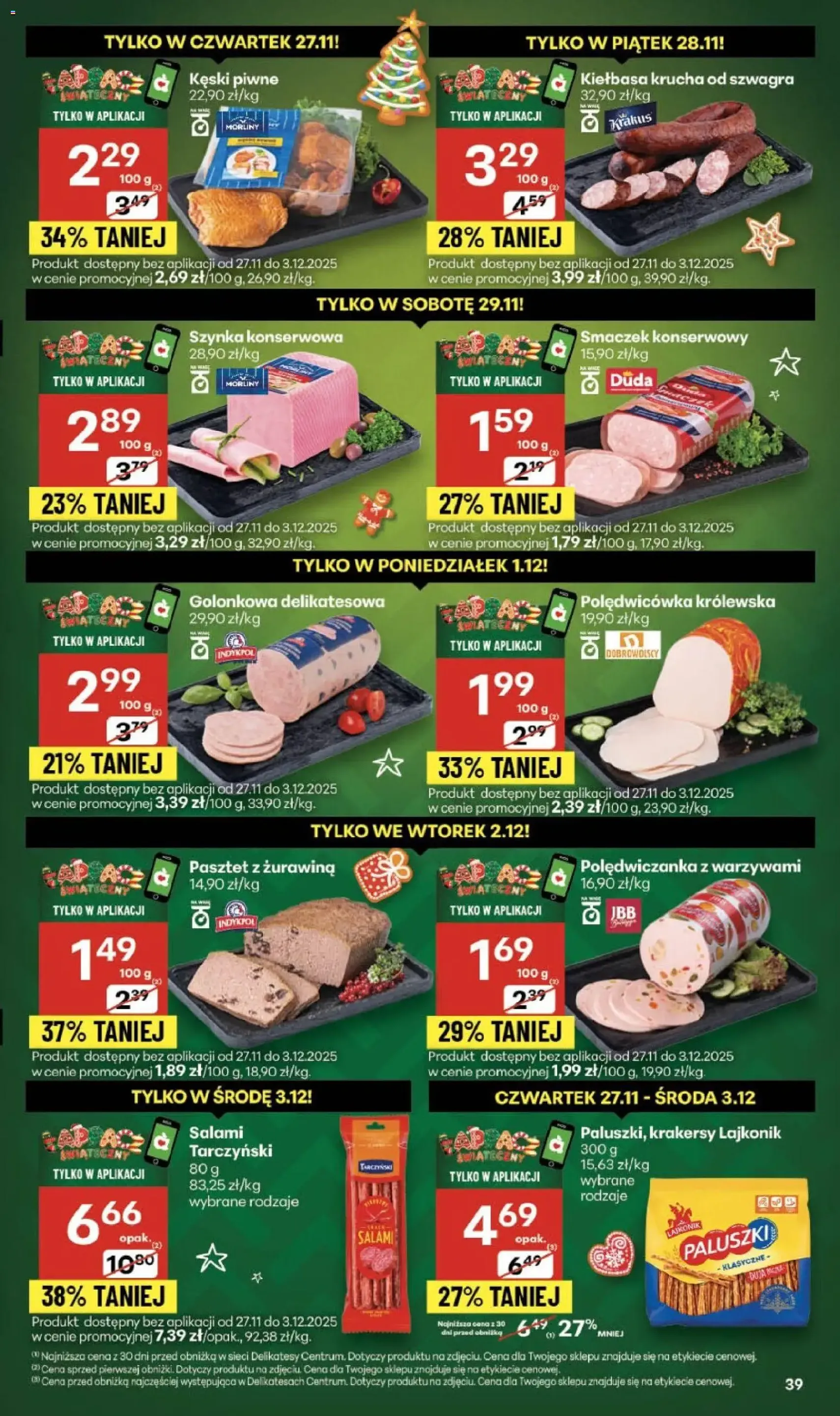 Delikatesy Centrum Black Friday - ważny gazetka od 27.11.2025 strona 39 z 40
